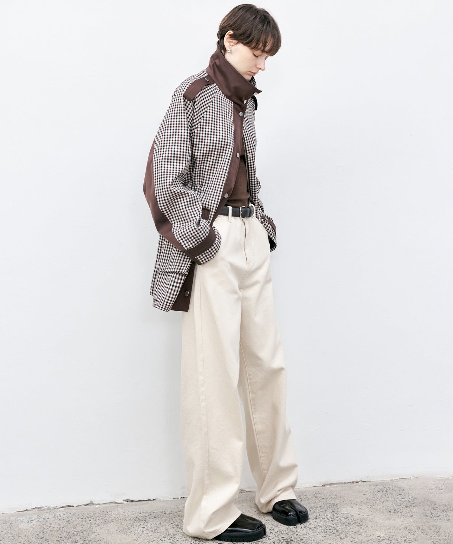 Check Pattern Hunting Jacket