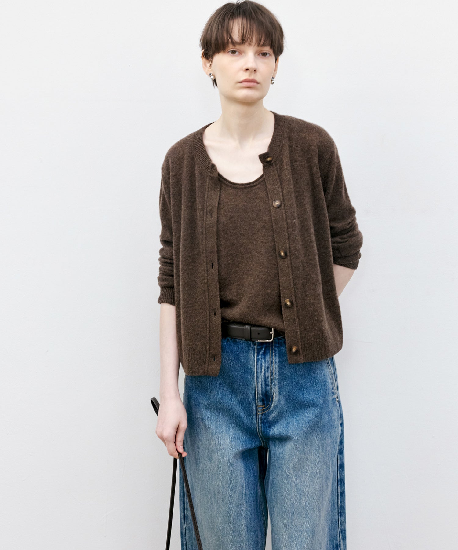 Soft Wool Basic Cardigan