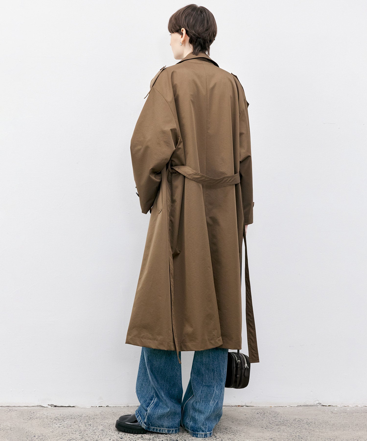 High-Rise Wide-Leg Naron Denim Pants