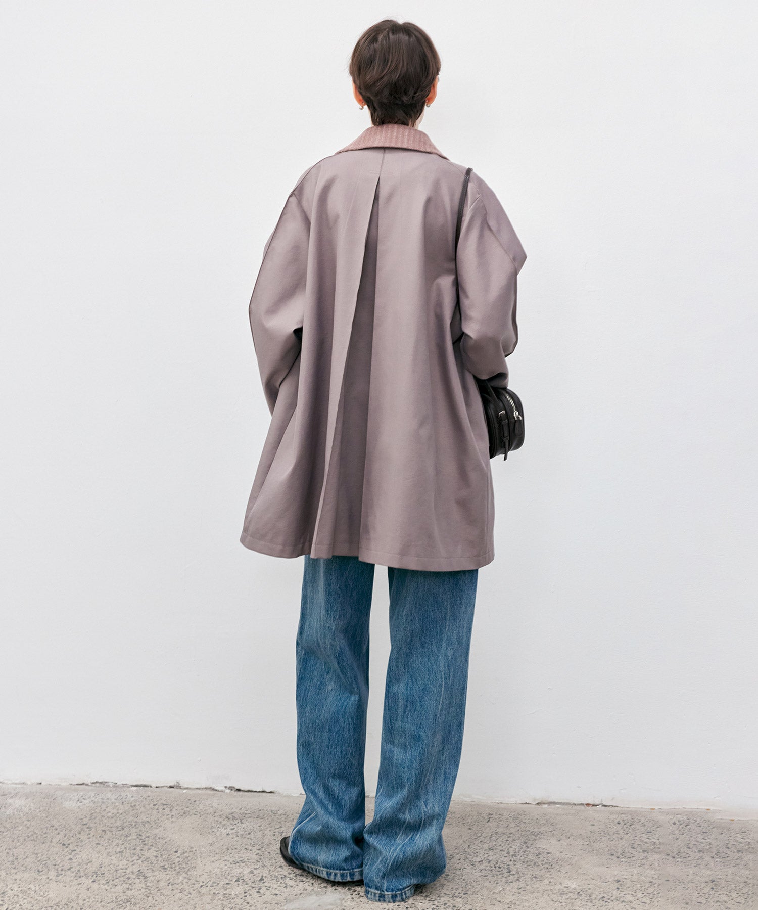 High-Rise Wide-Leg Naron Denim Pants