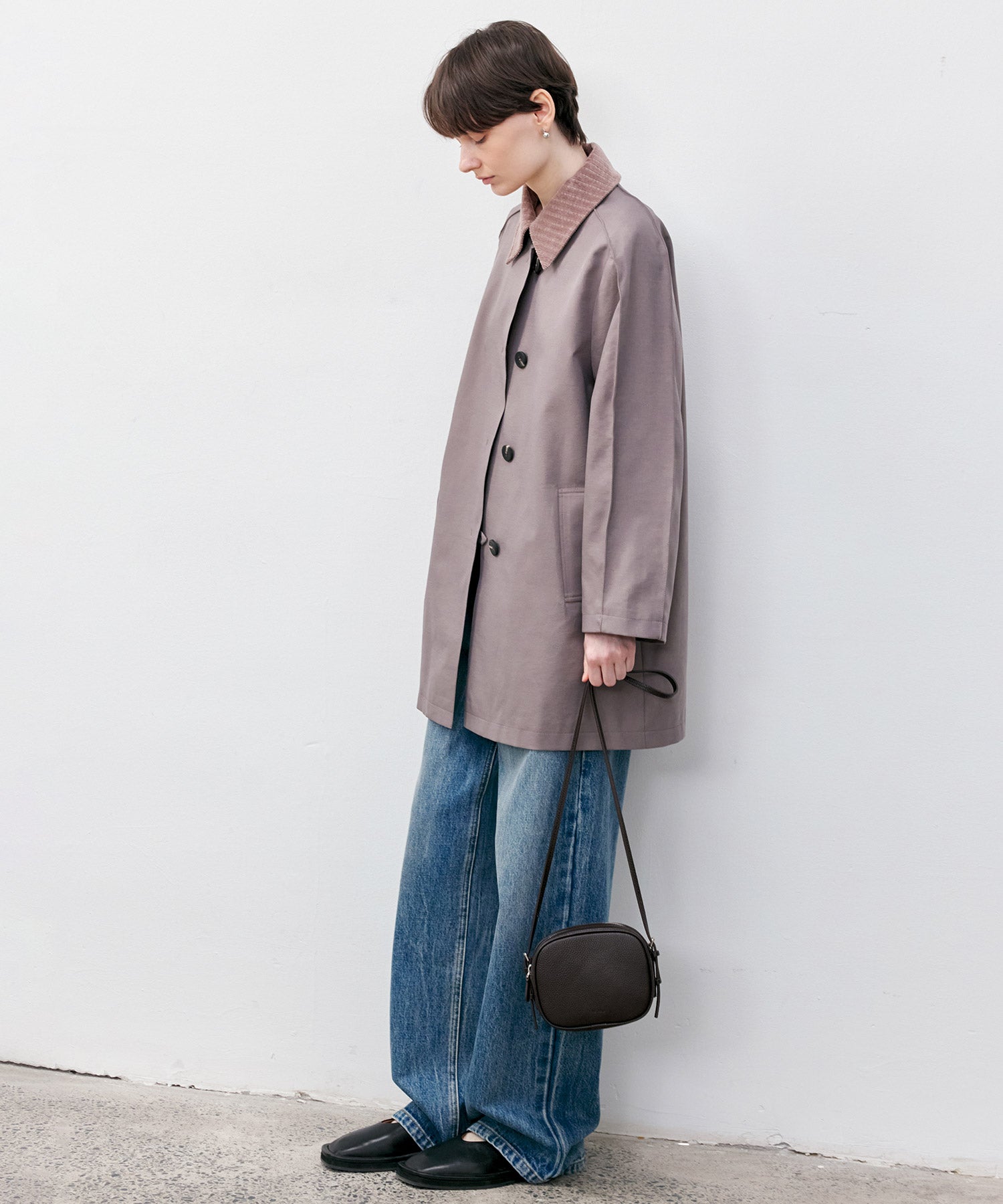 High-Rise Wide-Leg Naron Denim Pants
