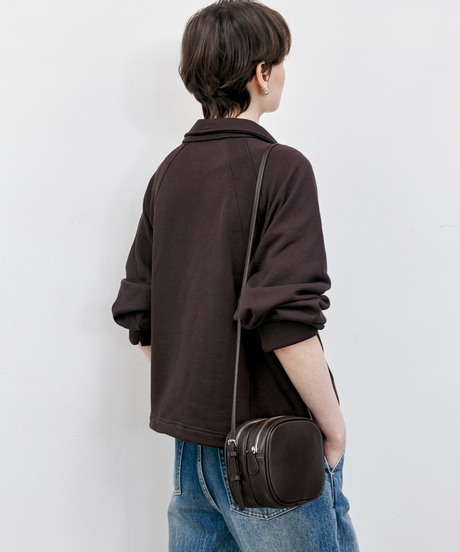 Half-Zip Over Size Pullover