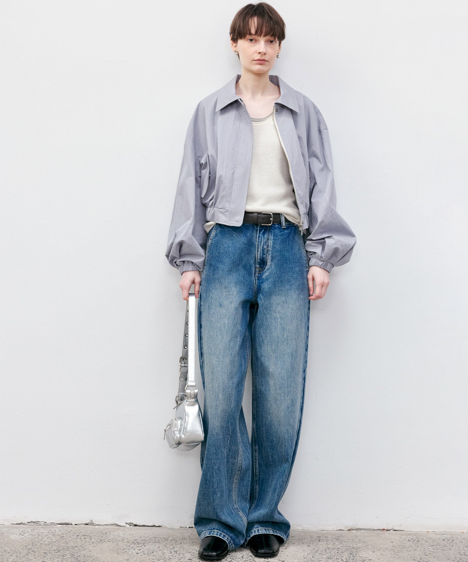 Volume Sleeve Short Jacket