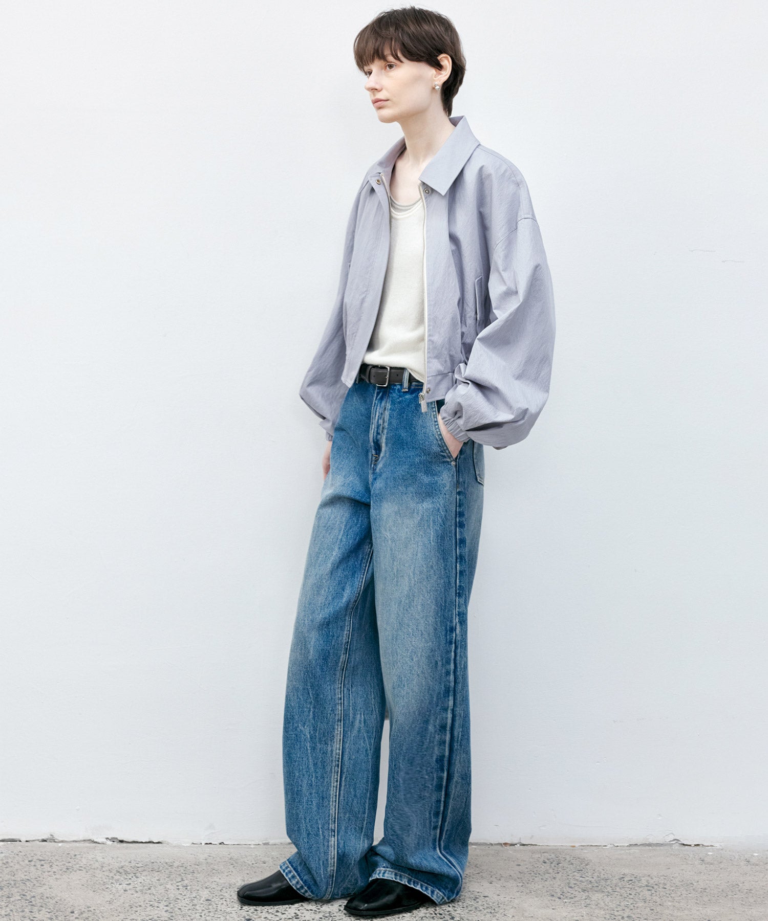 Volume Sleeve Short Jacket