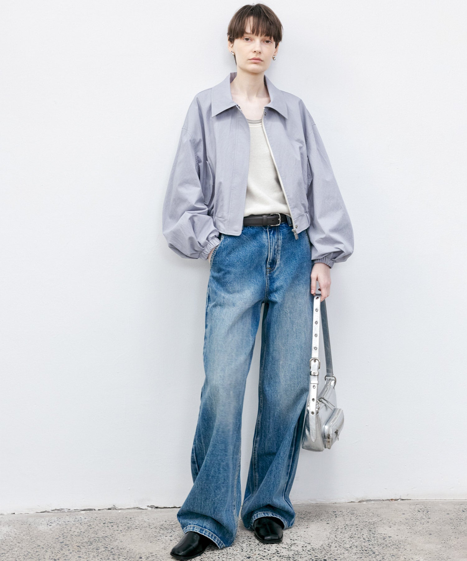 Volume Sleeve Short Jacket