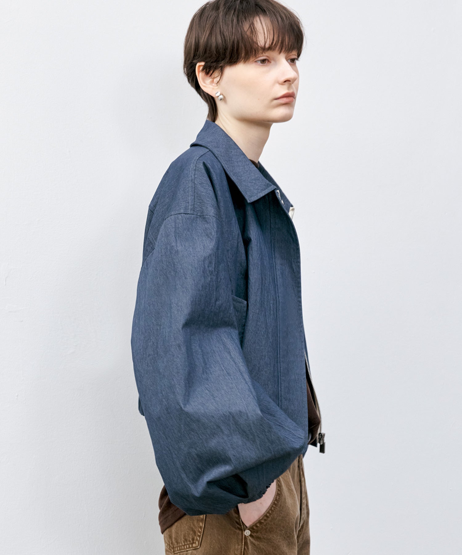 Volume Sleeve Short Jacket