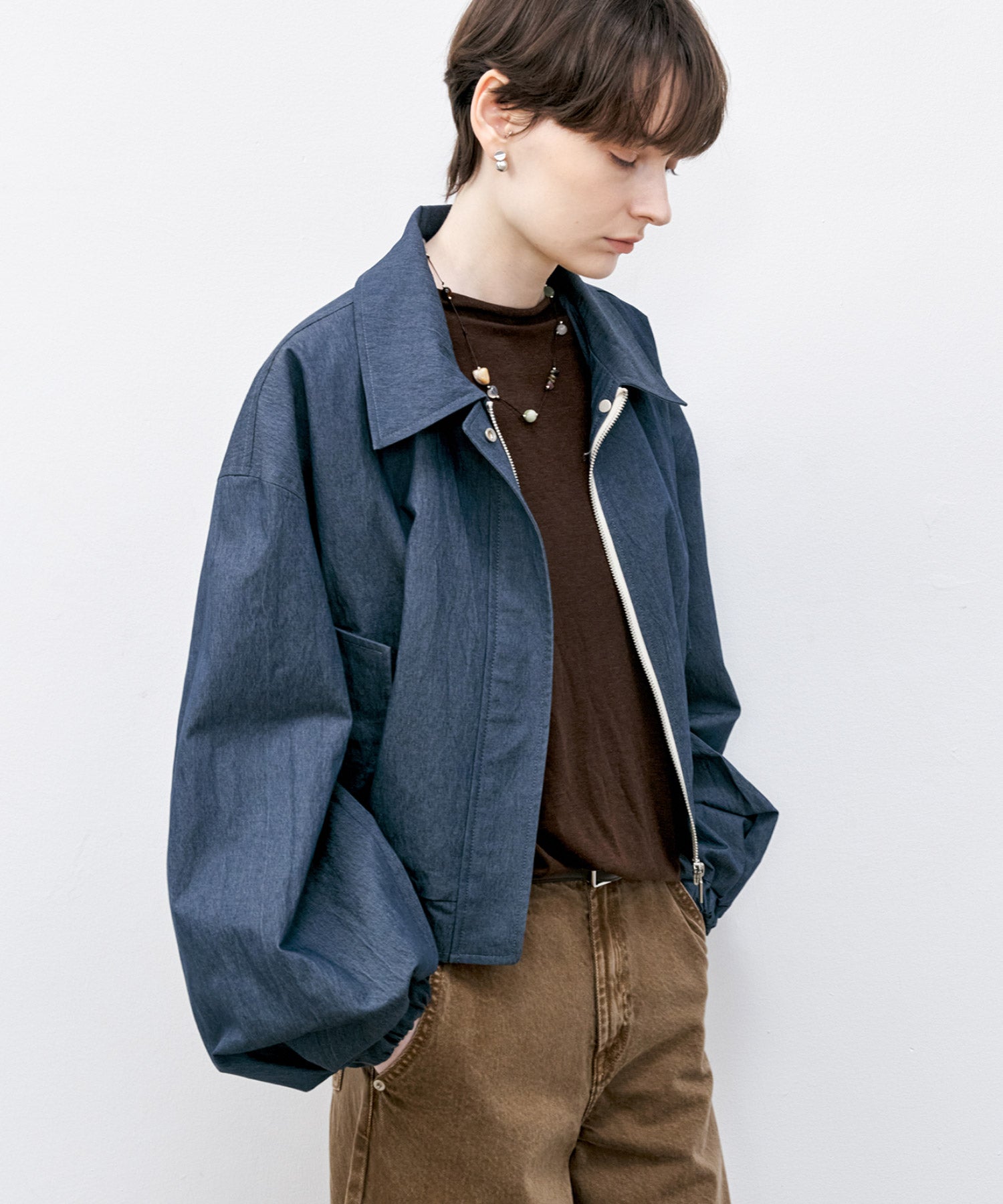 Volume Sleeve Short Jacket