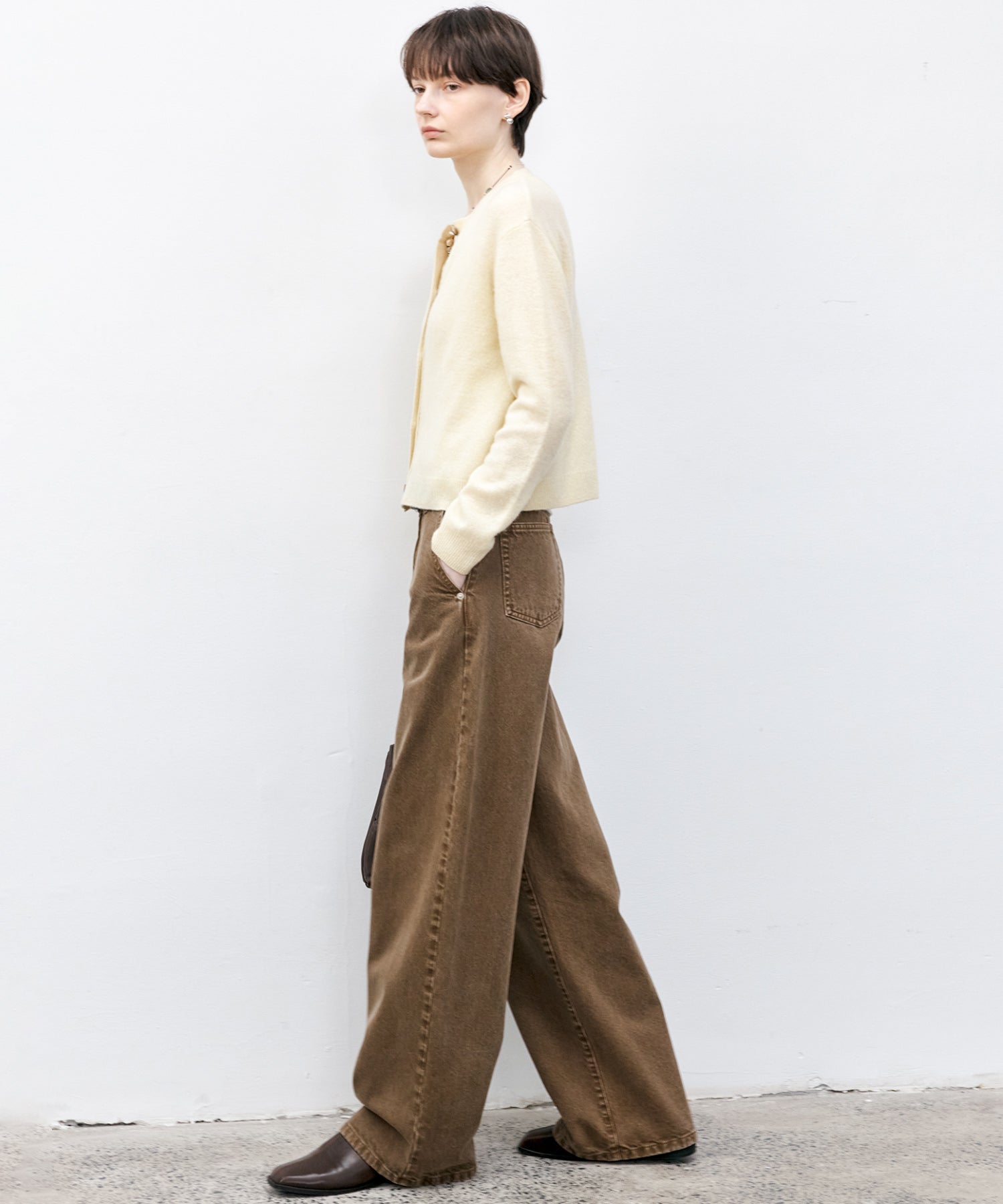 Soft Wool Basic Cardigan