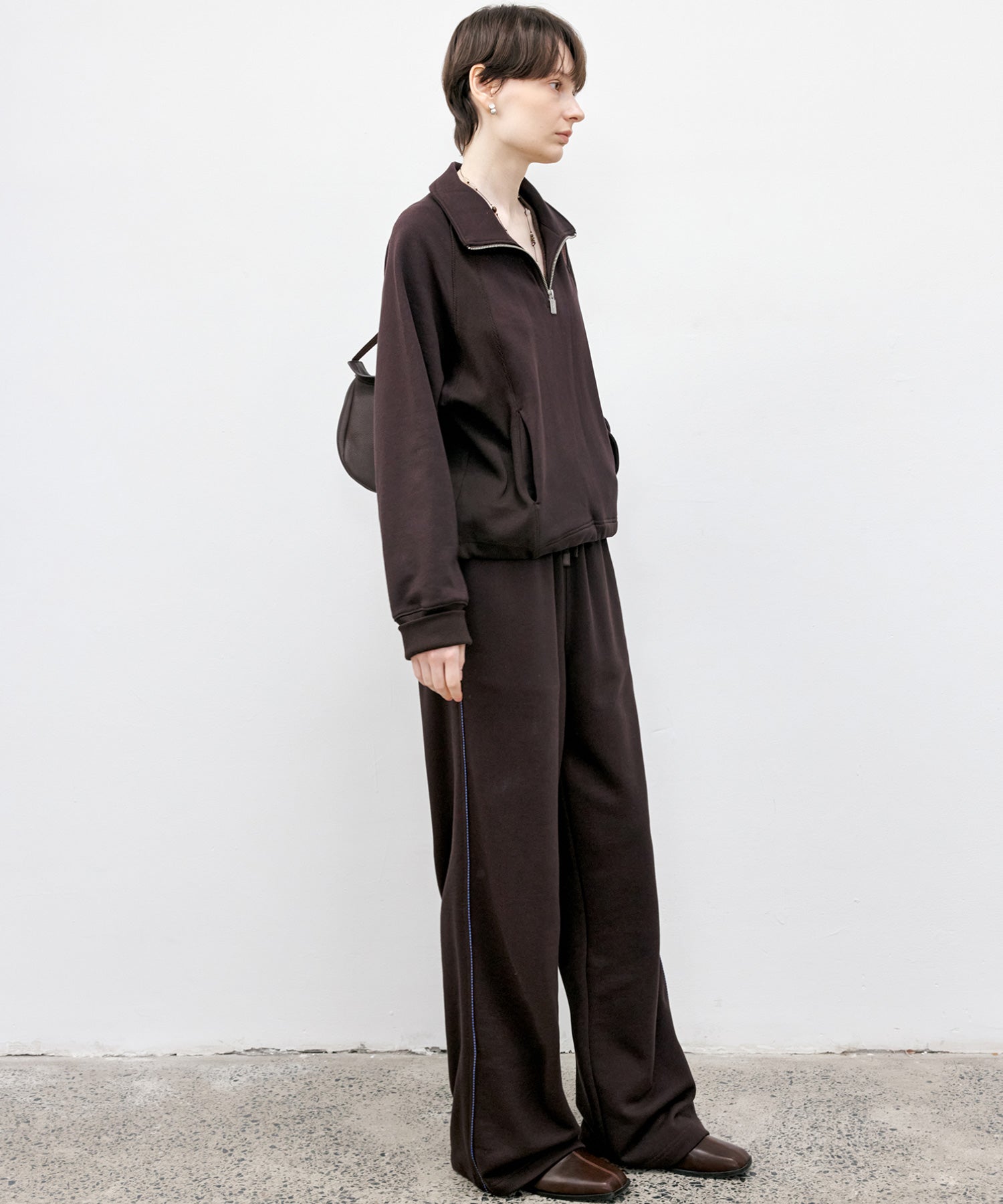 Side Stripe Design Loose Fit Straight Sweatpants