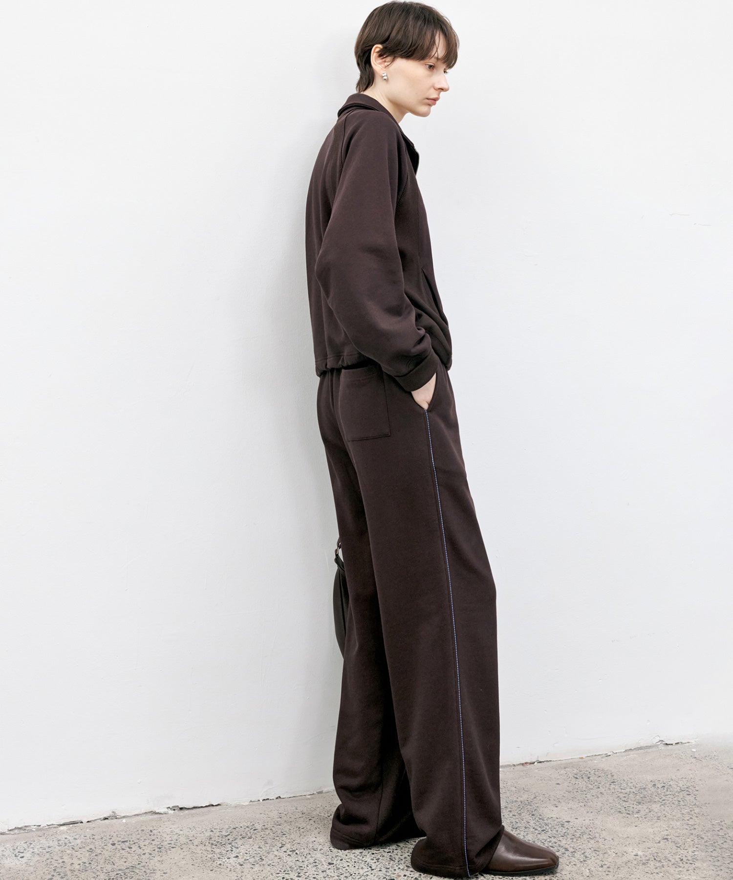 Side Stripe Design Loose Fit Straight Sweatpants