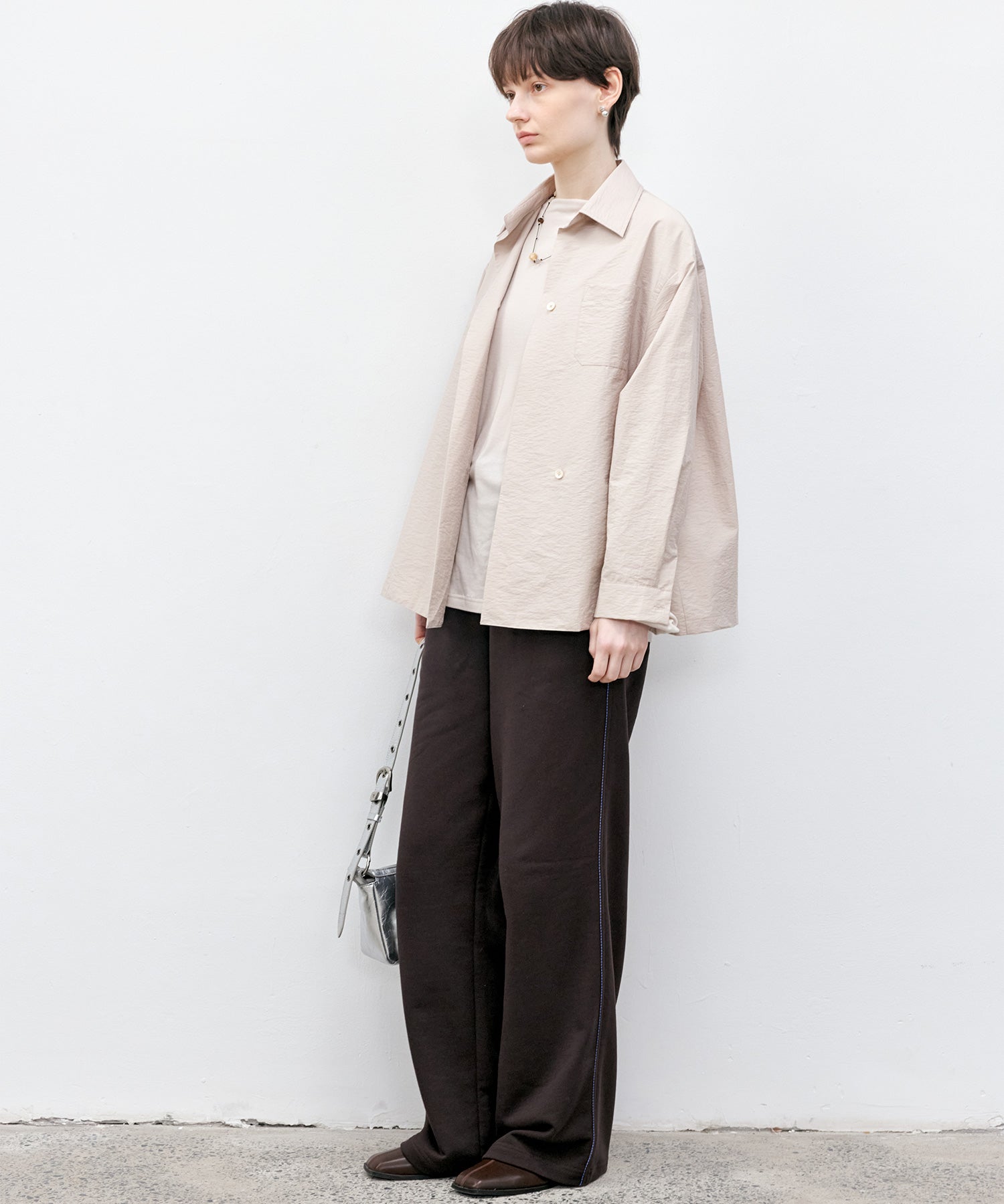 Side Stripe Design Loose Fit Straight Sweatpants