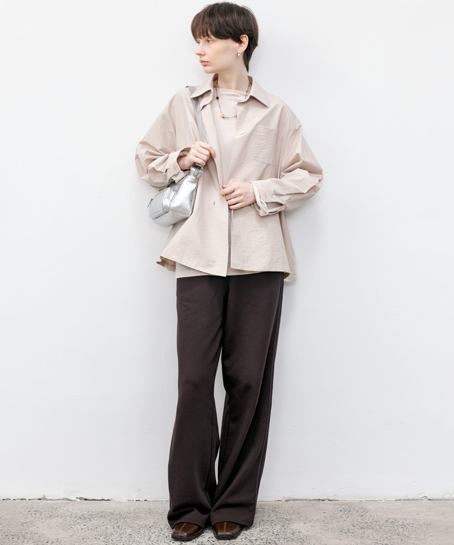 Side Stripe Design Loose Fit Straight Sweatpants