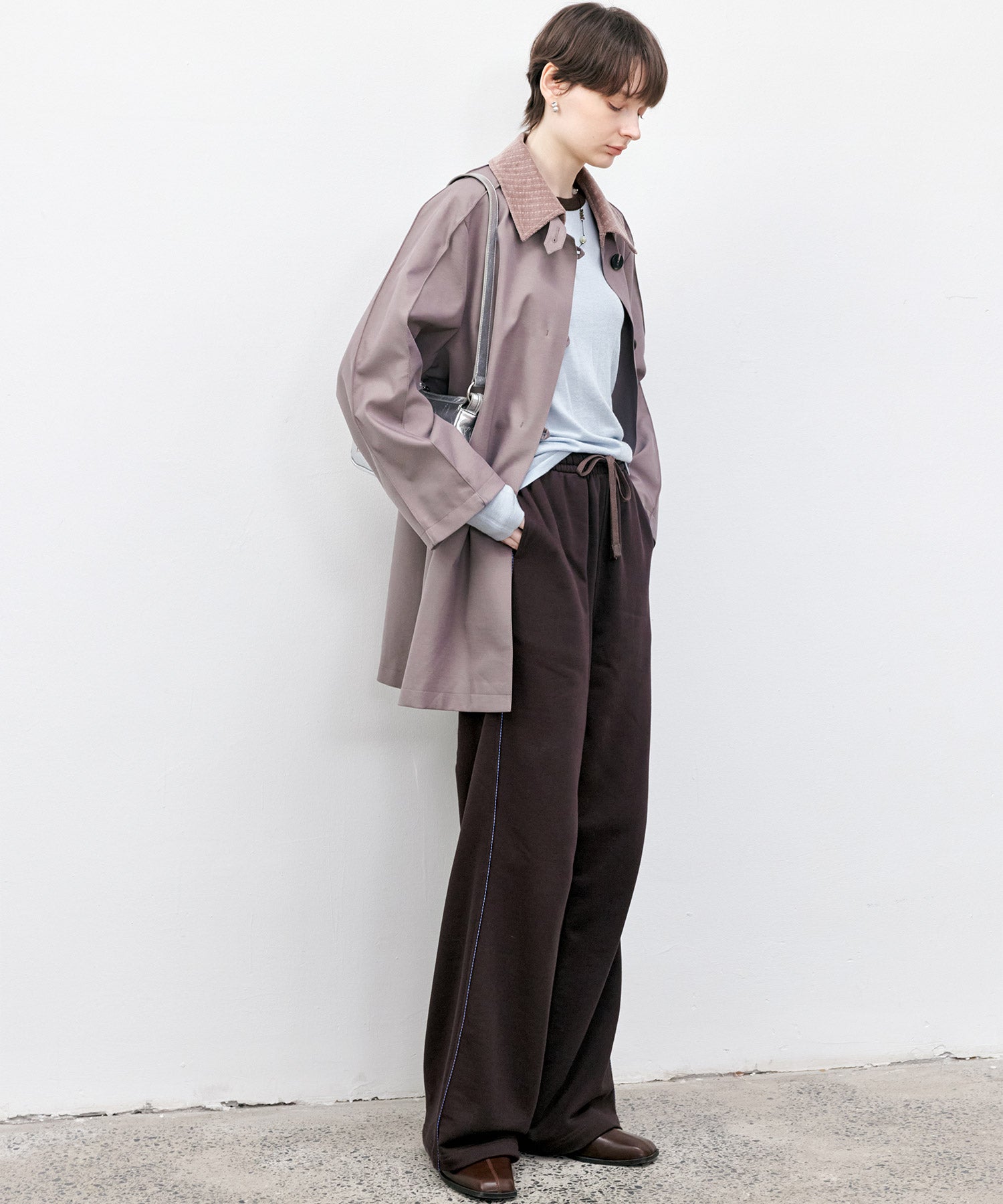 Side Stripe Design Loose Fit Straight Sweatpants