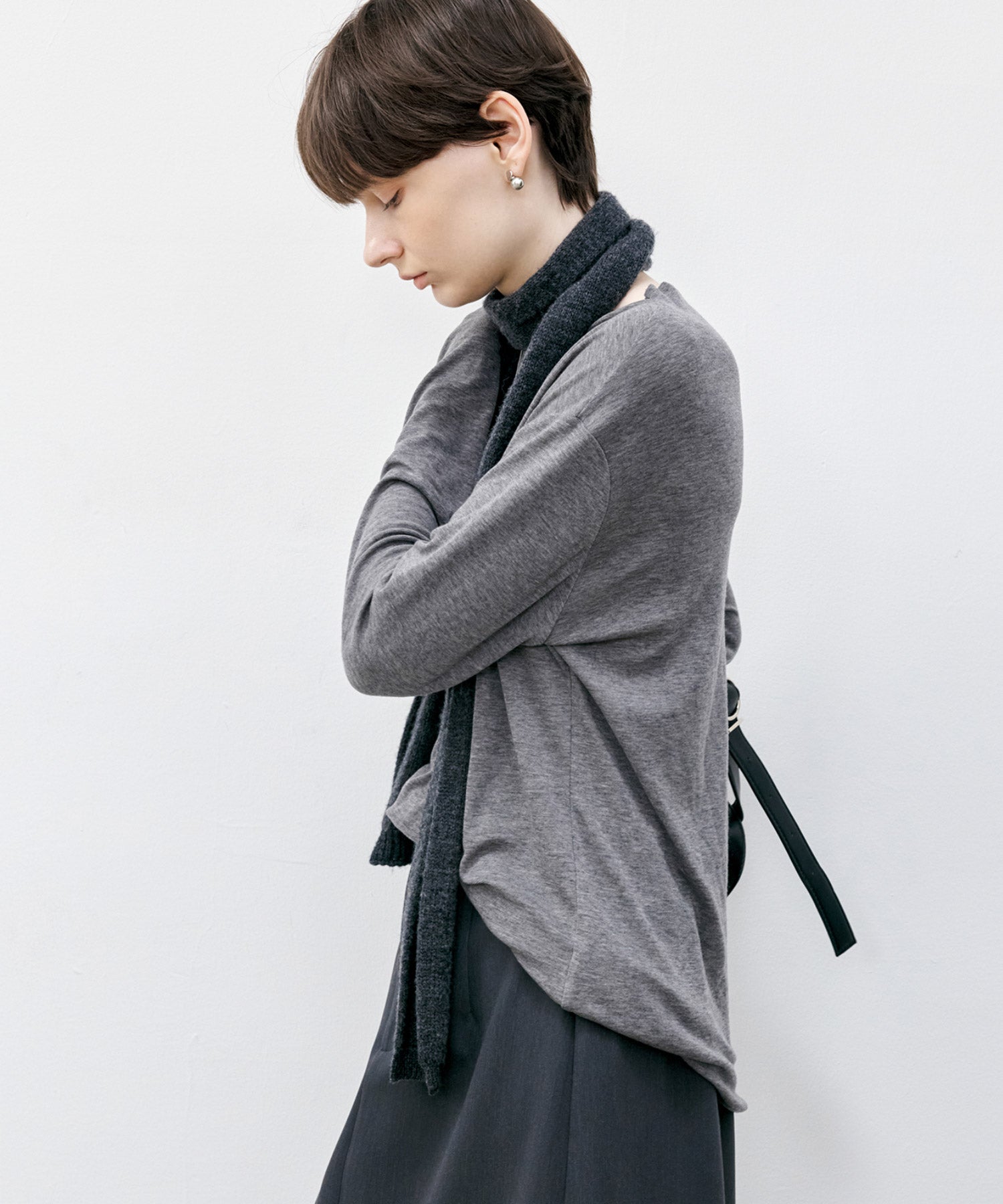 Boat Neck Soft Knit Top