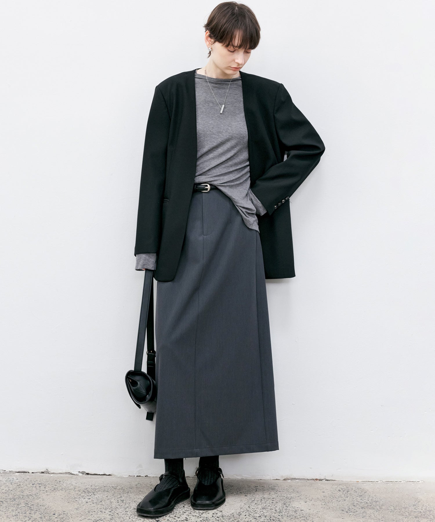 Essential Collarless Jacket