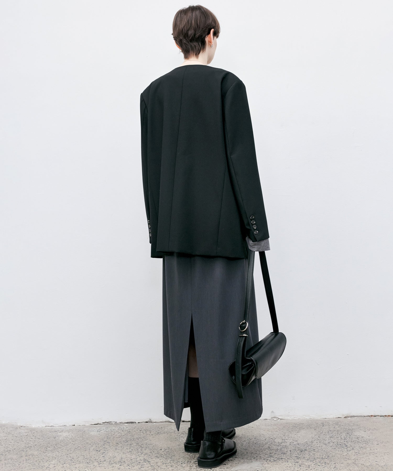 Essential Collarless Jacket