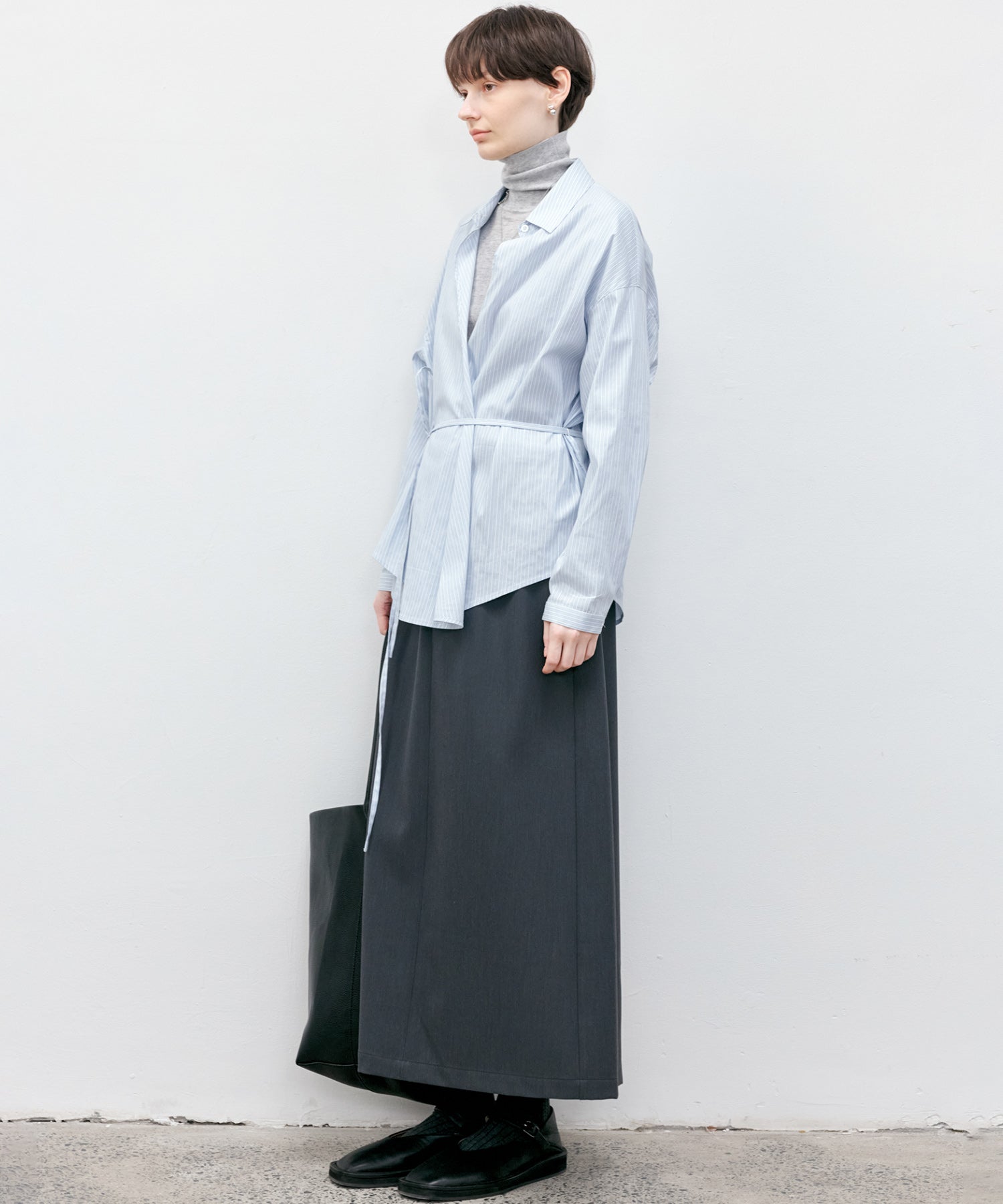 Plaid Asymmetric Shirt