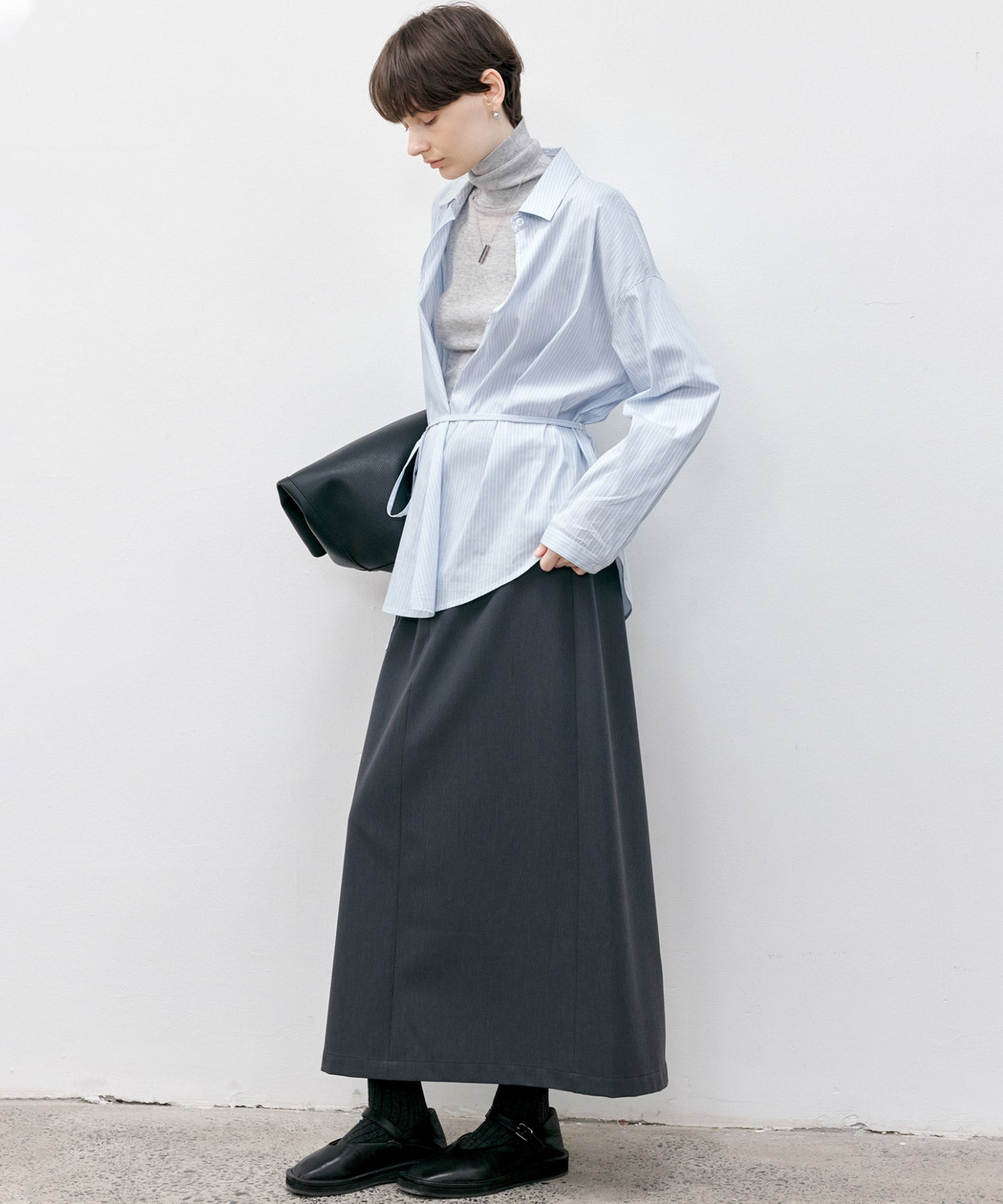 Plaid Asymmetric Shirt