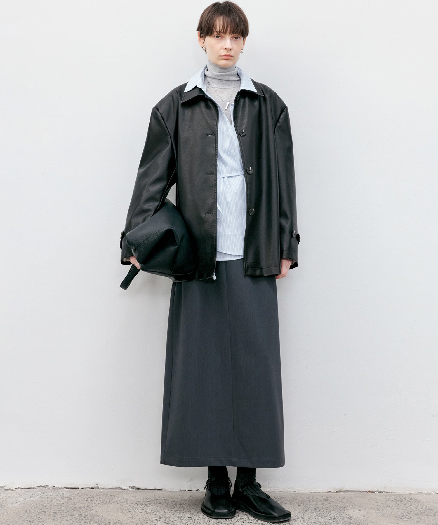 Plaid Asymmetric Shirt