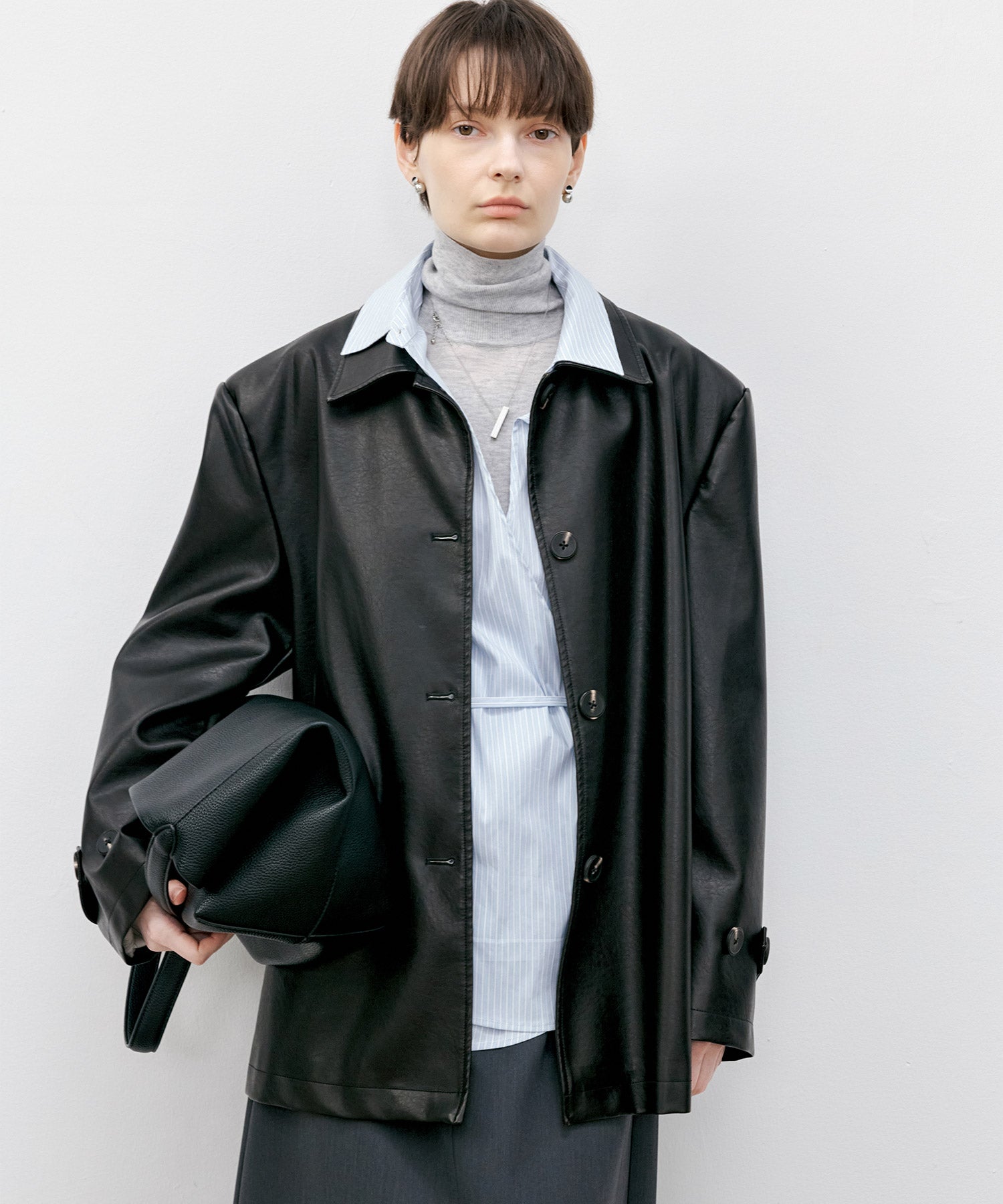 Plaid Asymmetric Shirt