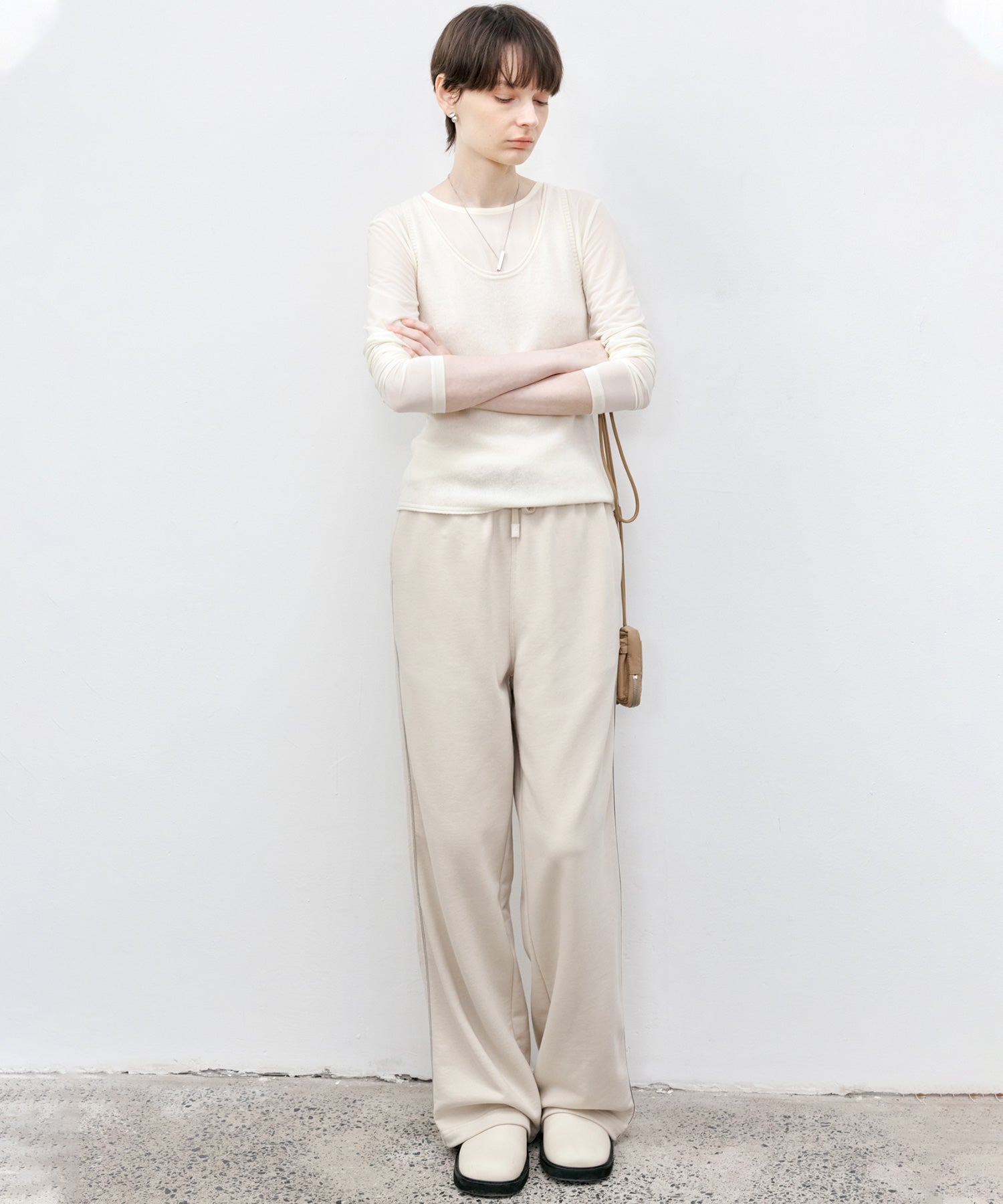 Side Stripe Design Loose Fit Straight Sweatpants