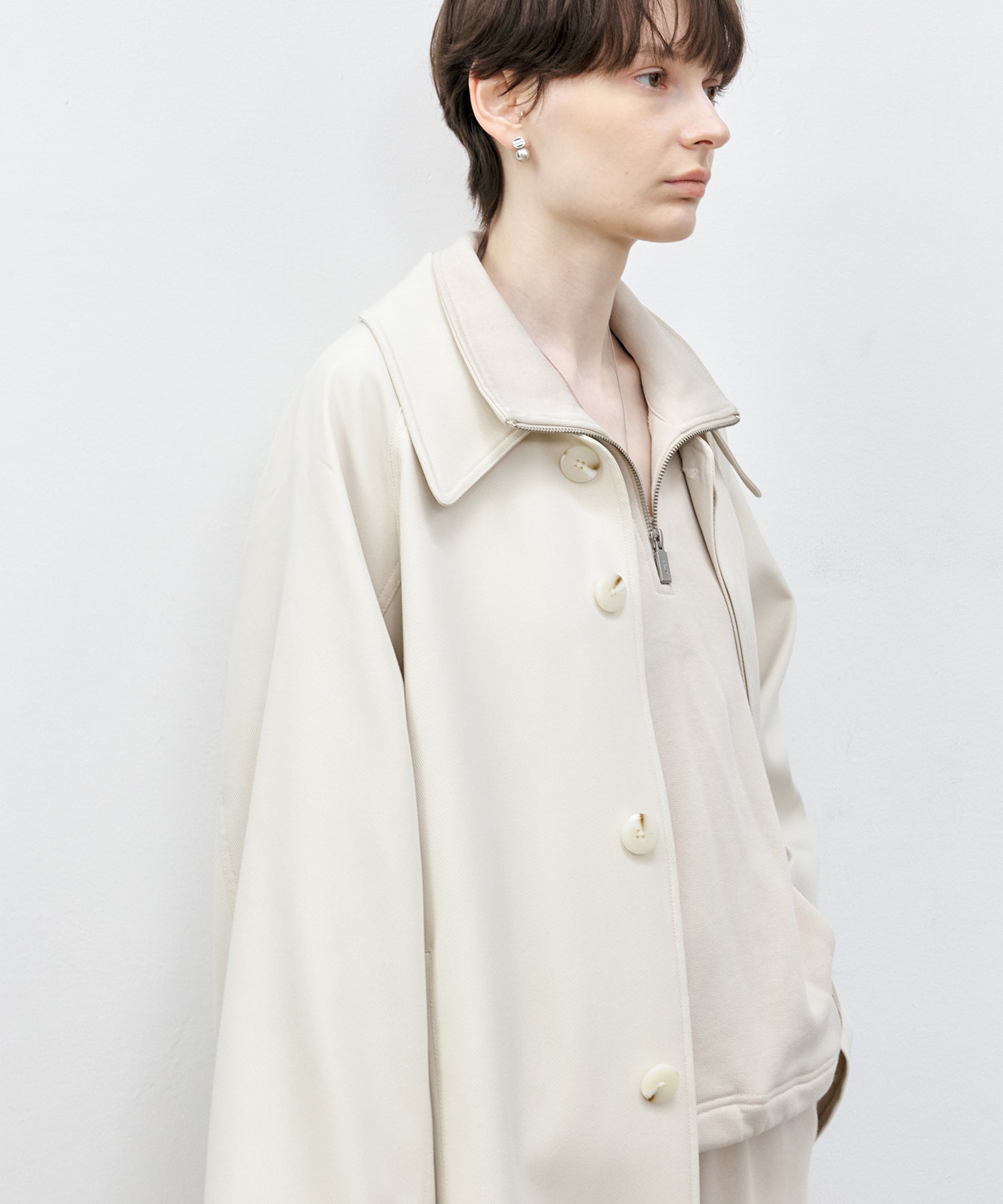 Half-Zip Over Size Pullover