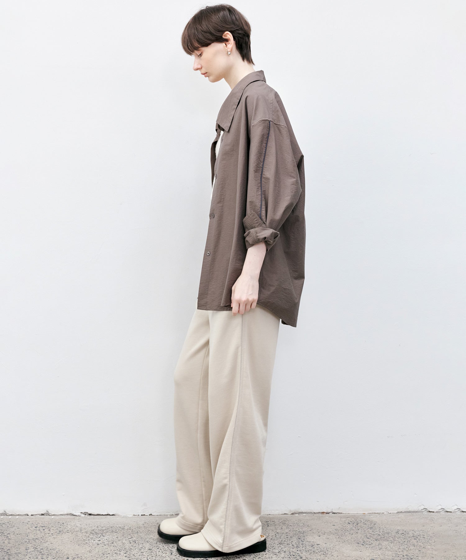 Side Stripe Design Loose Fit Straight Sweatpants