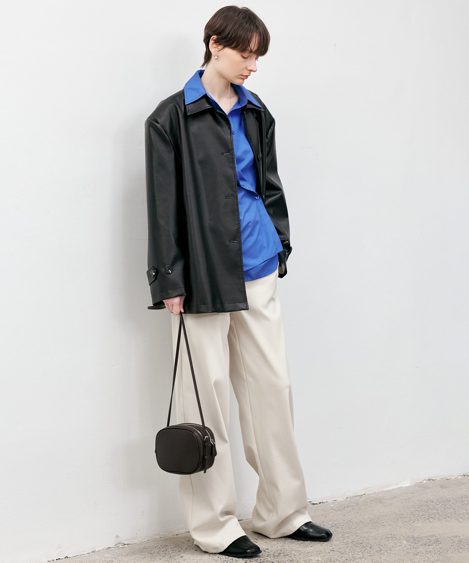 White Straight-Leg Pants