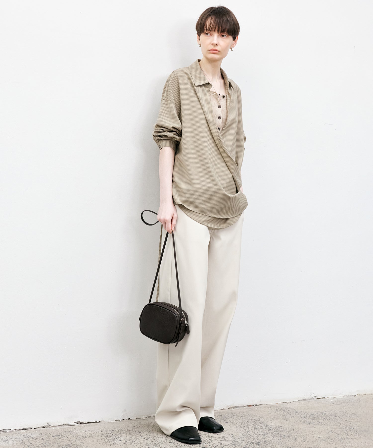 White Straight-Leg Pants