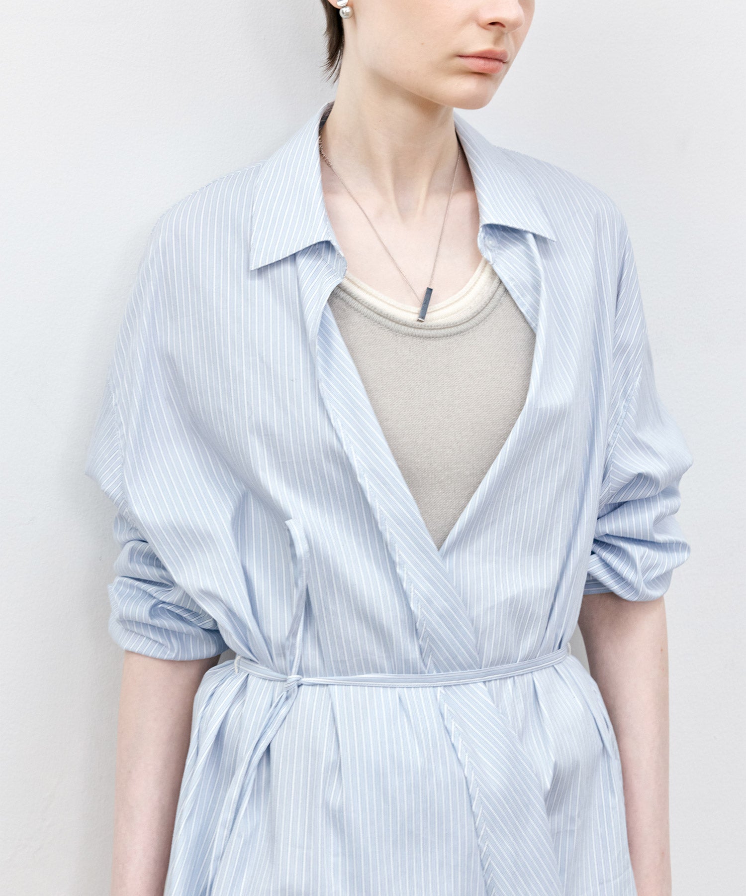 Plaid Asymmetric Shirt