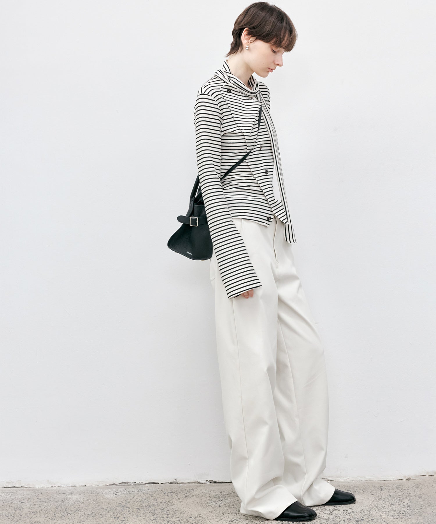 Striped Bow-Tie Top