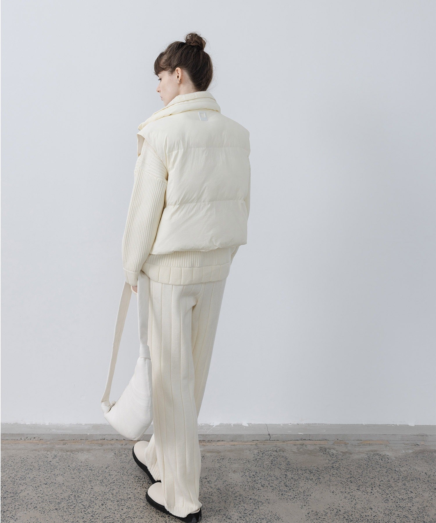 Wide Rib Knit Pants