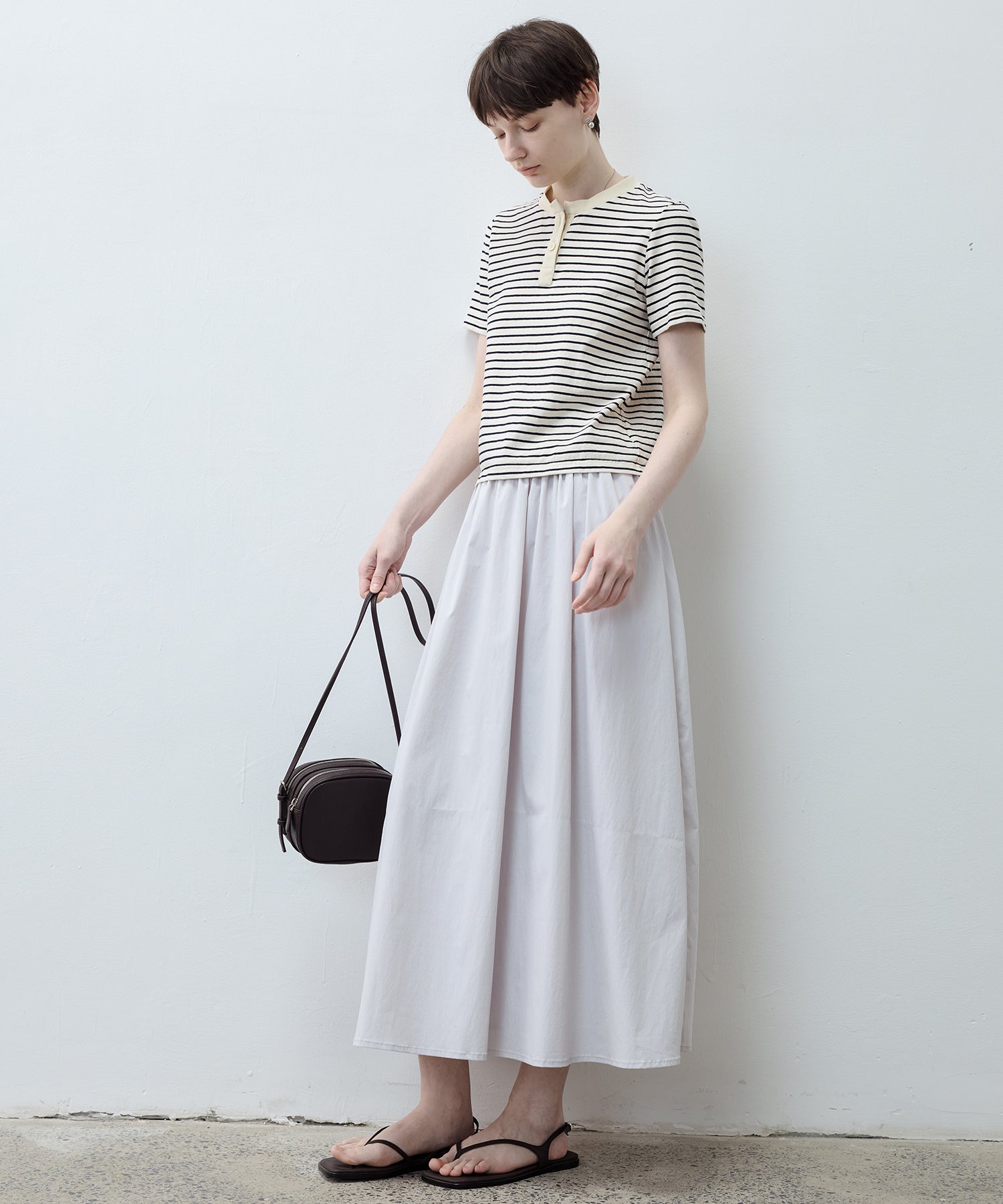 UPF50+ Drawstring Gathered Skirt