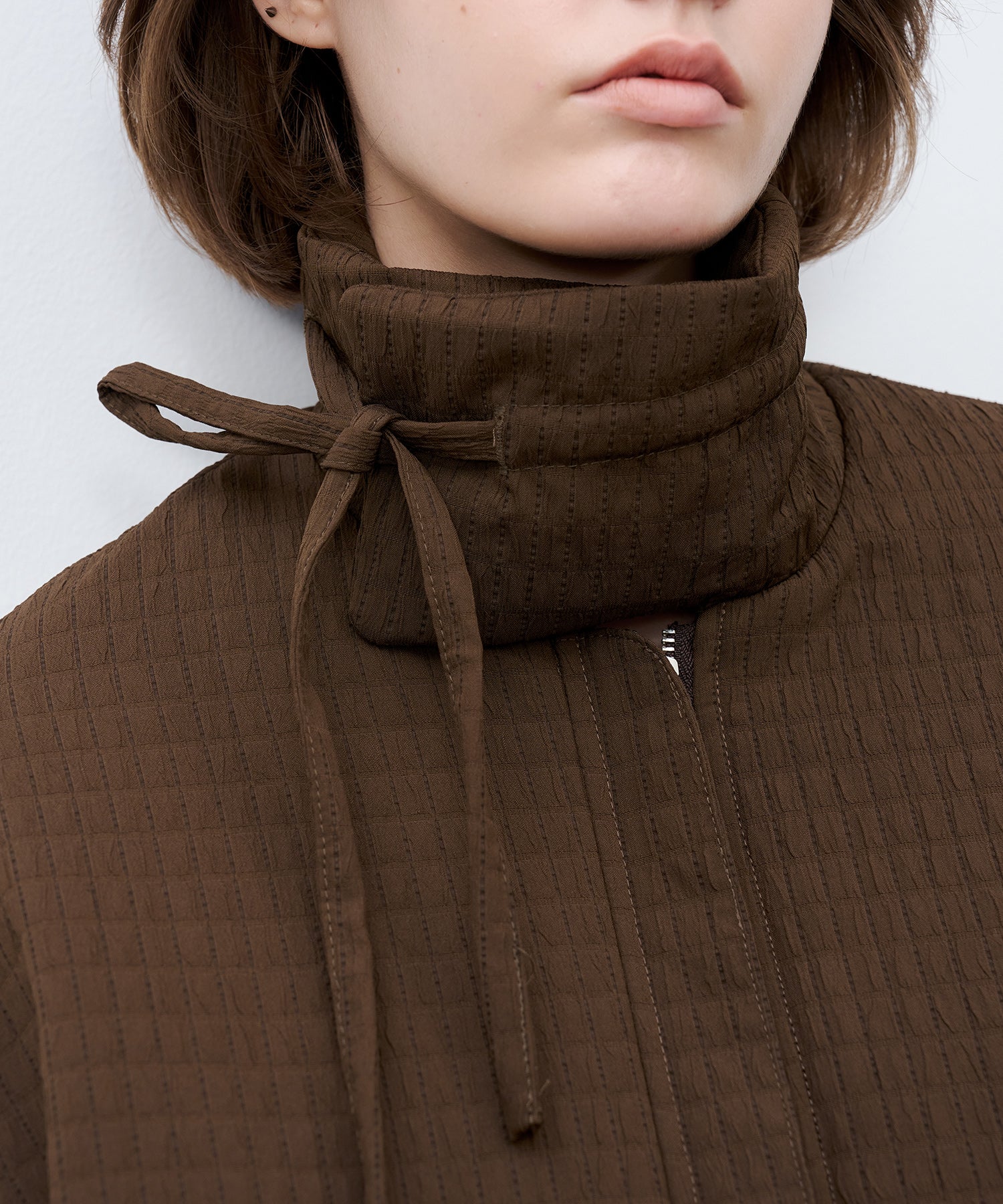 Ribbon Balloon Quilted Jacket