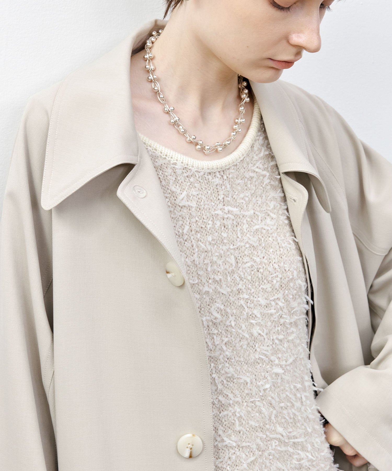 Tweed Round Neck Knit Dress