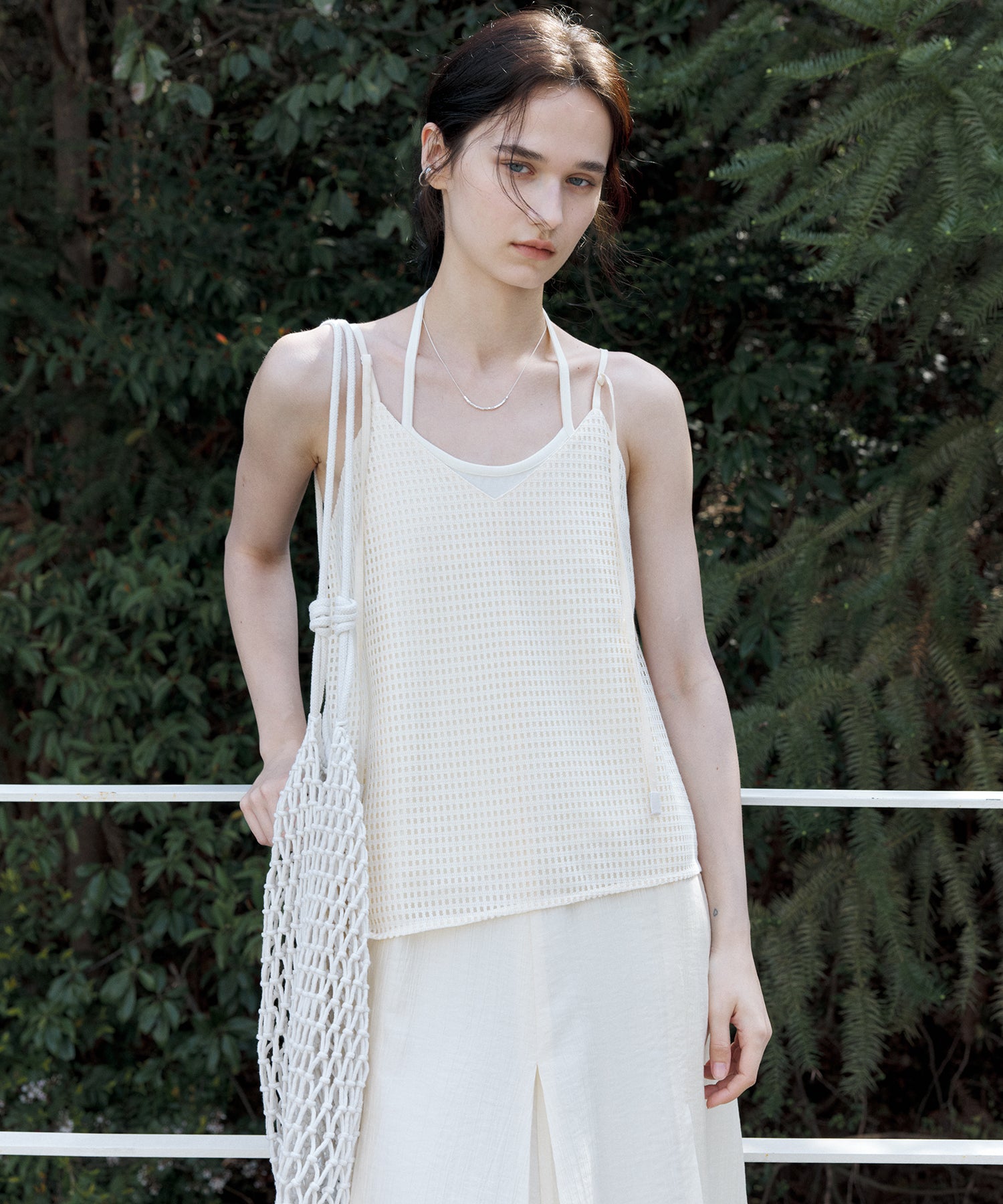Layered Cutwork Camisole Dress