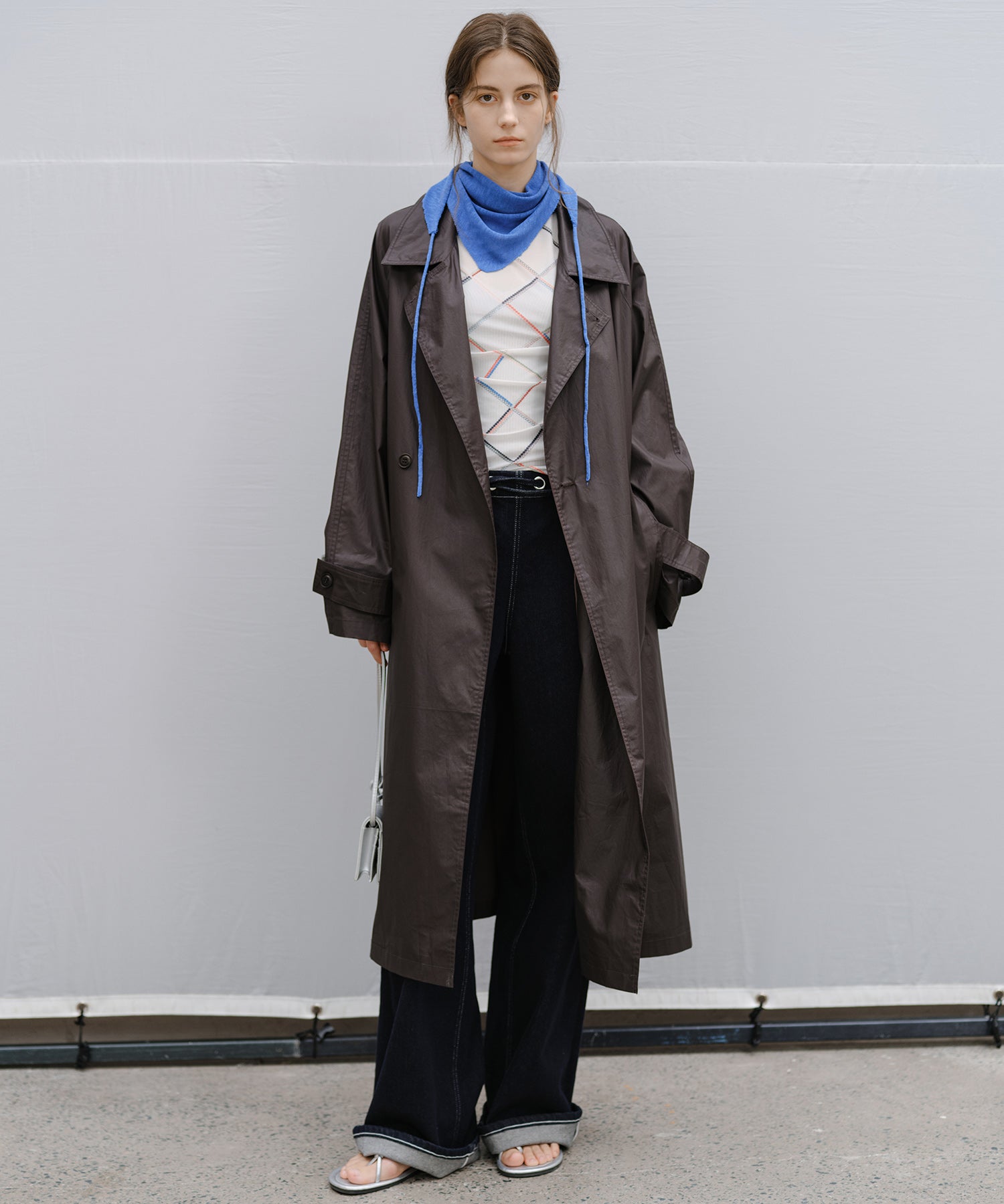 "Shipping from late February to early March" Abstract Print Sheer Mesh Top