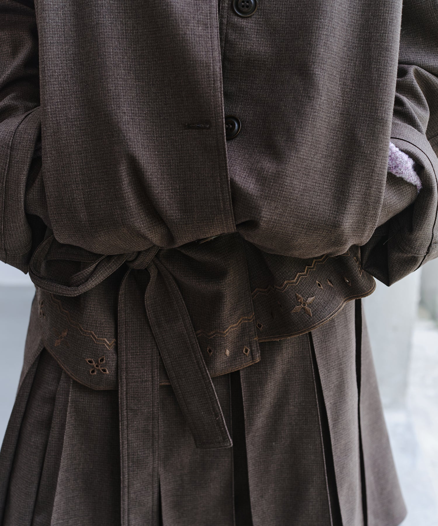 「9月下旬出荷予定」Vintage Embroidered Oversized Jacket
