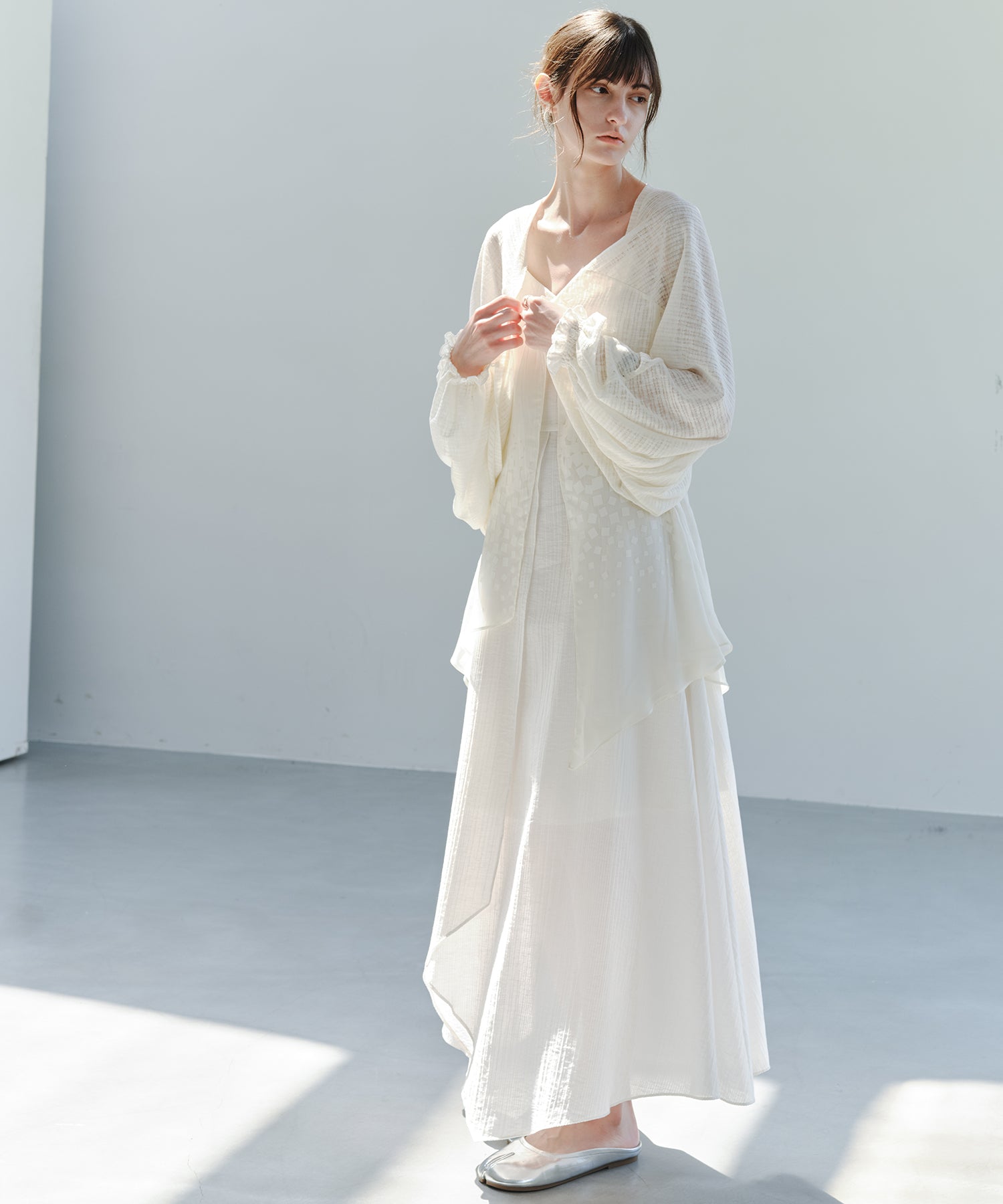 「7月中旬~下旬出荷」Gradient Layered Camisole Dress