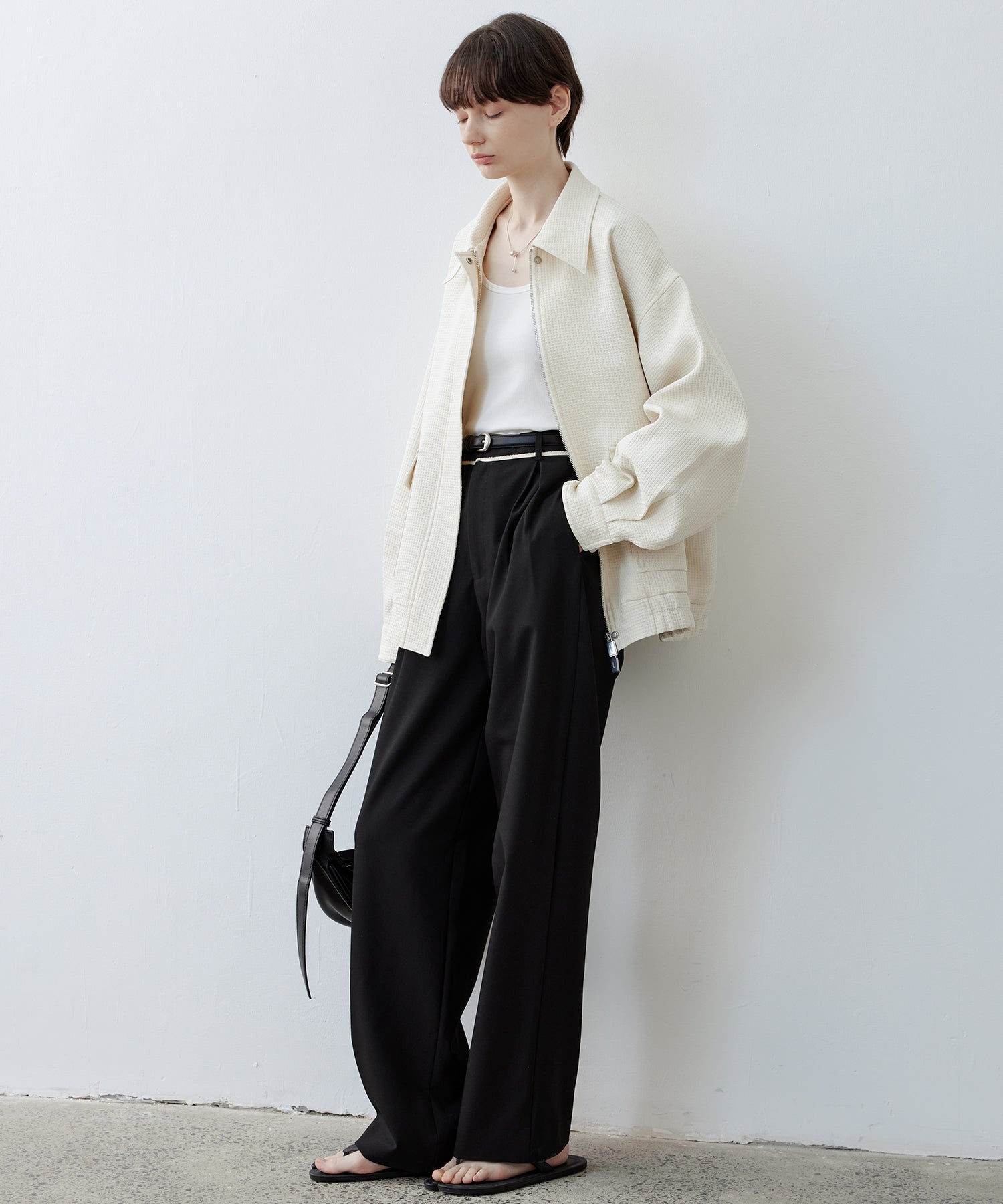 Mid-Rise Tapered Trousers