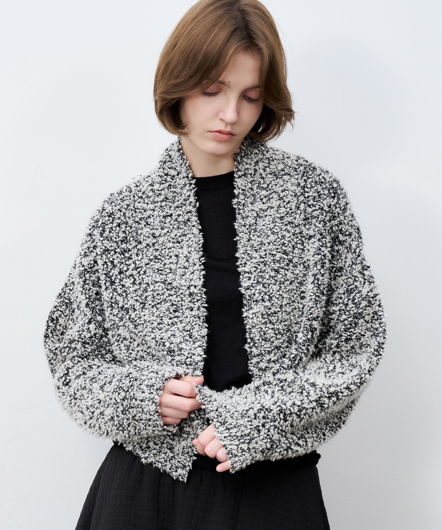 Fluffy Knit Relaxed Cardigan