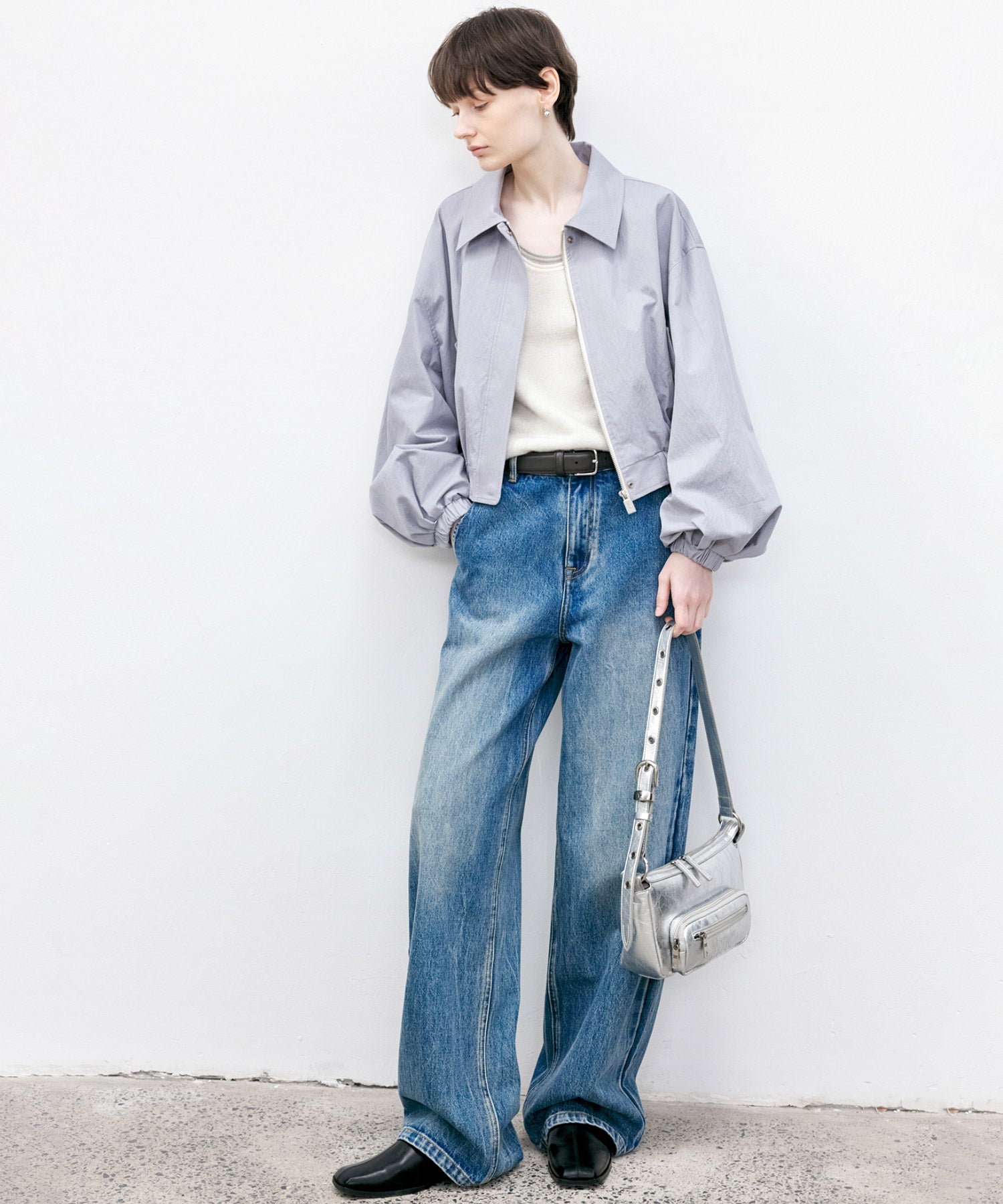 Volume Sleeve Short Jacket