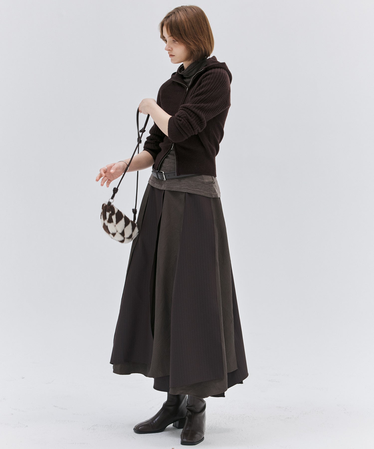 Deconstructed Multi-Panel A-Line Skirt