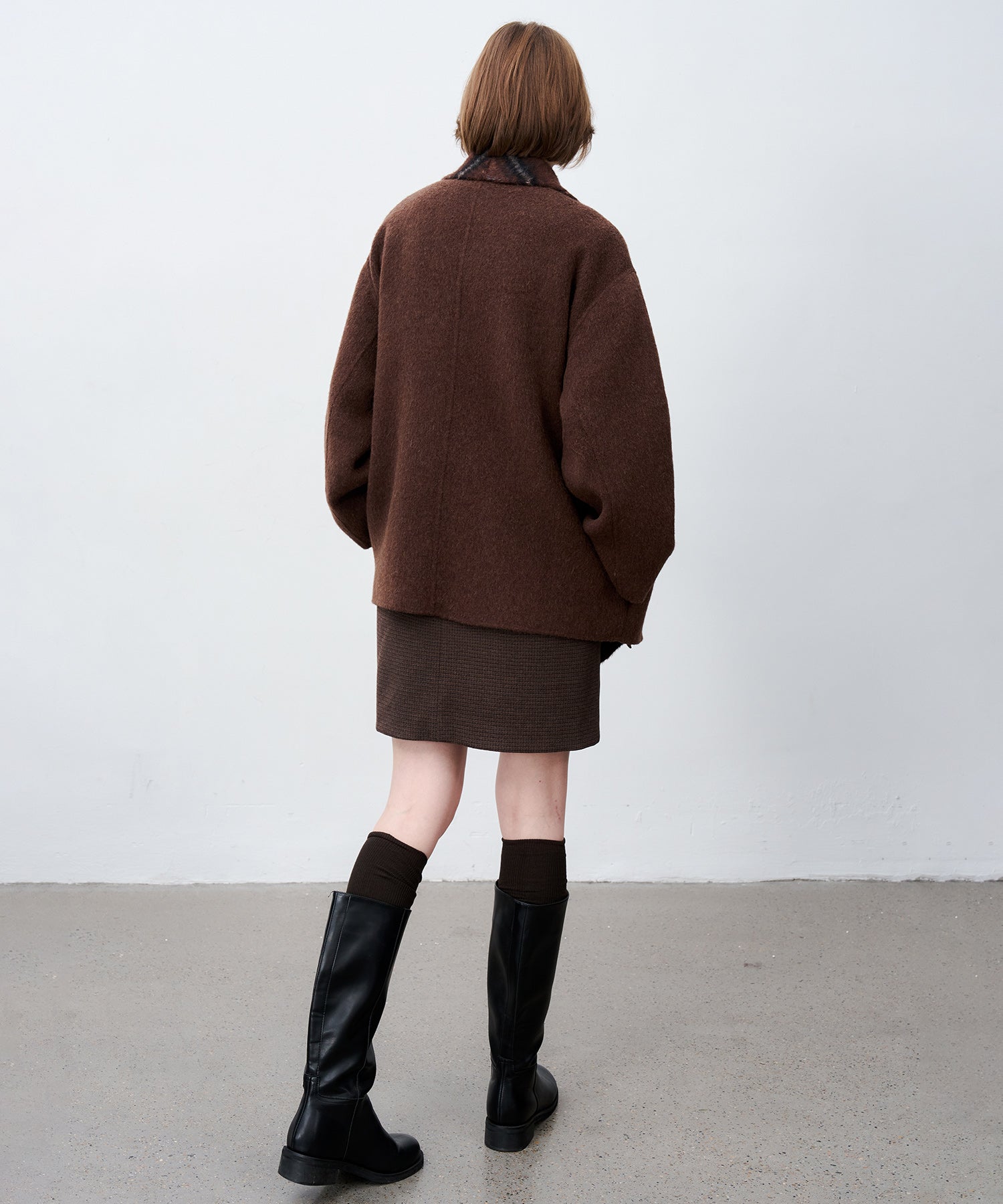 Belted Double-Face Wool Coat