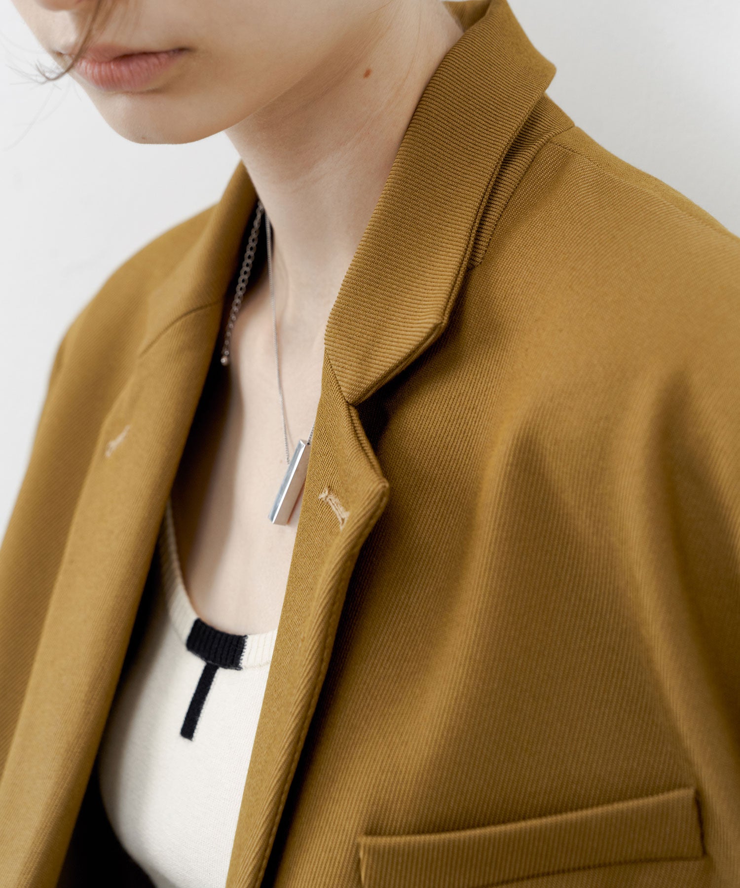 【tageechita】"T" 리브 니트 캐미솔 / 이너