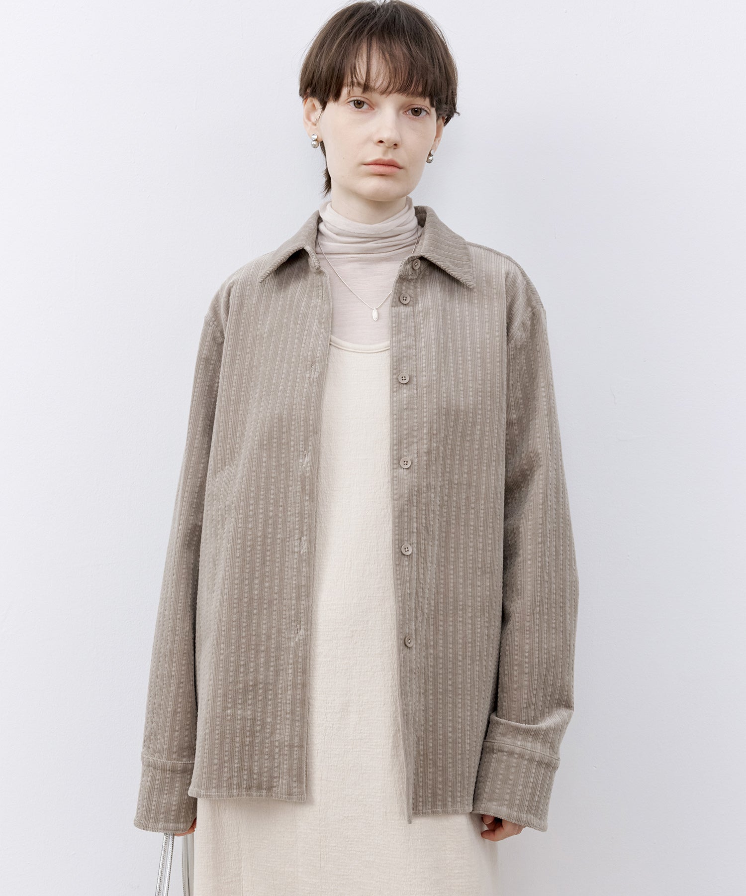 Multi-Stripe Corduroy Shirt