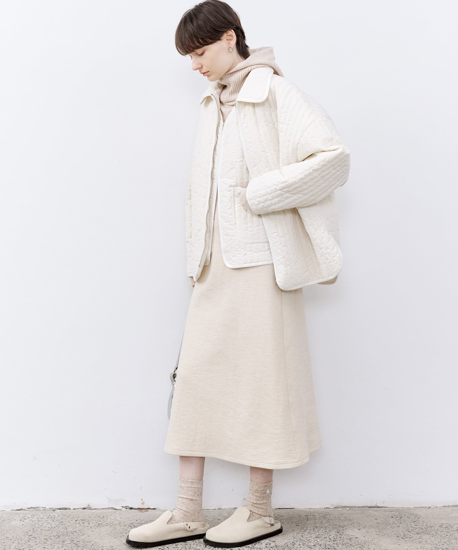 Textured Tencel Wool Sleeveless Dress