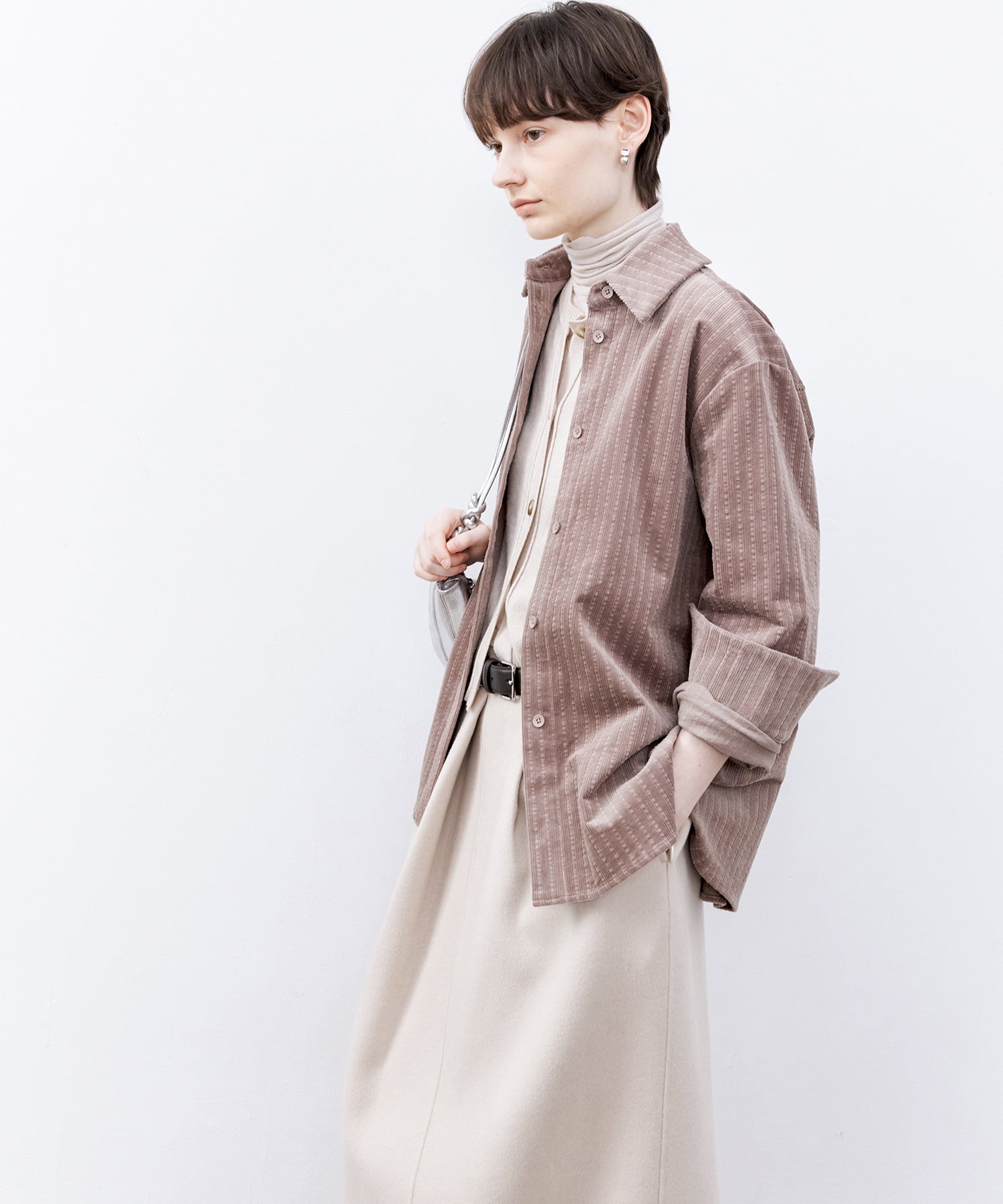 Multi-Stripe Corduroy Shirt