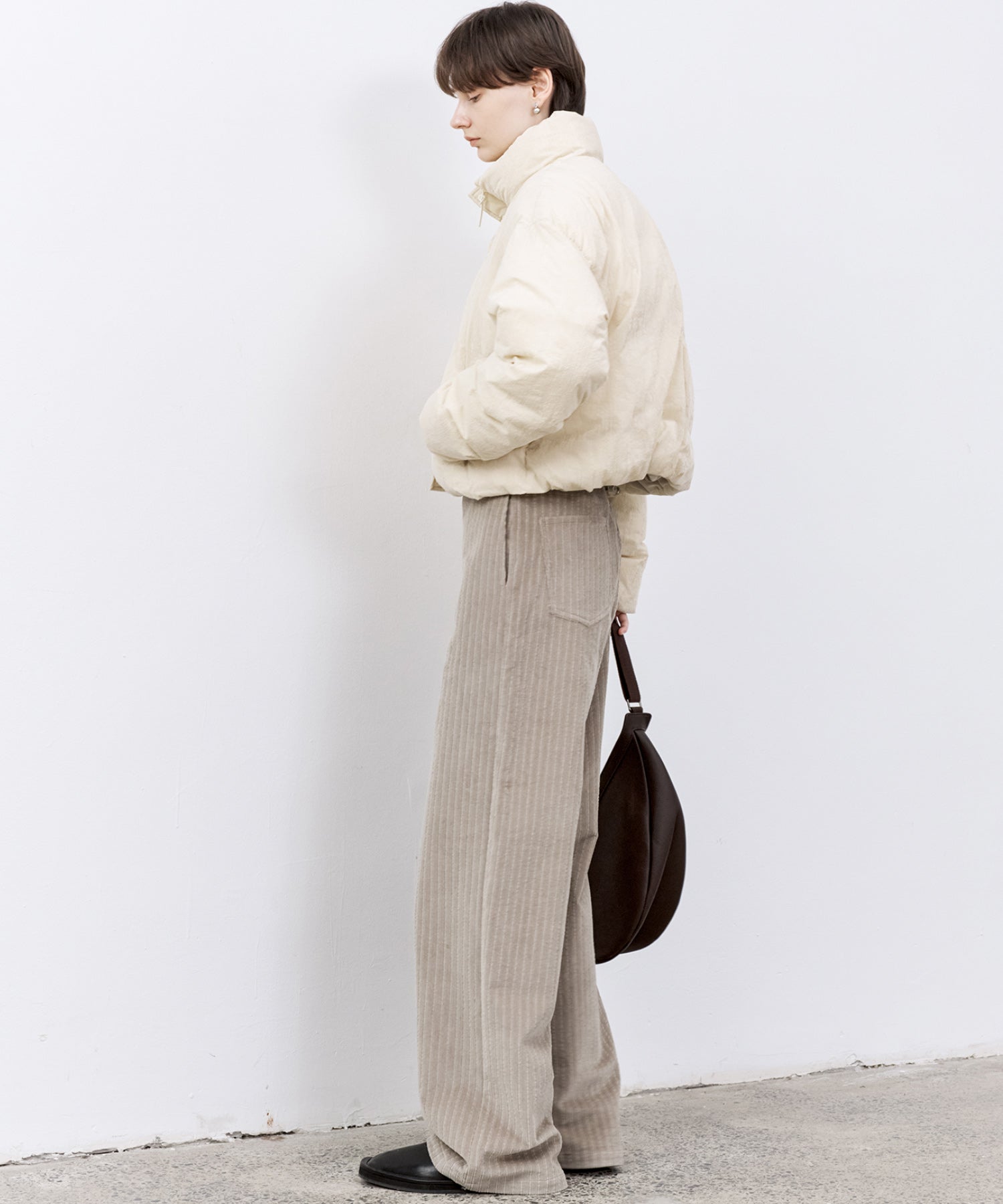 Flocked Finish Down Jacket