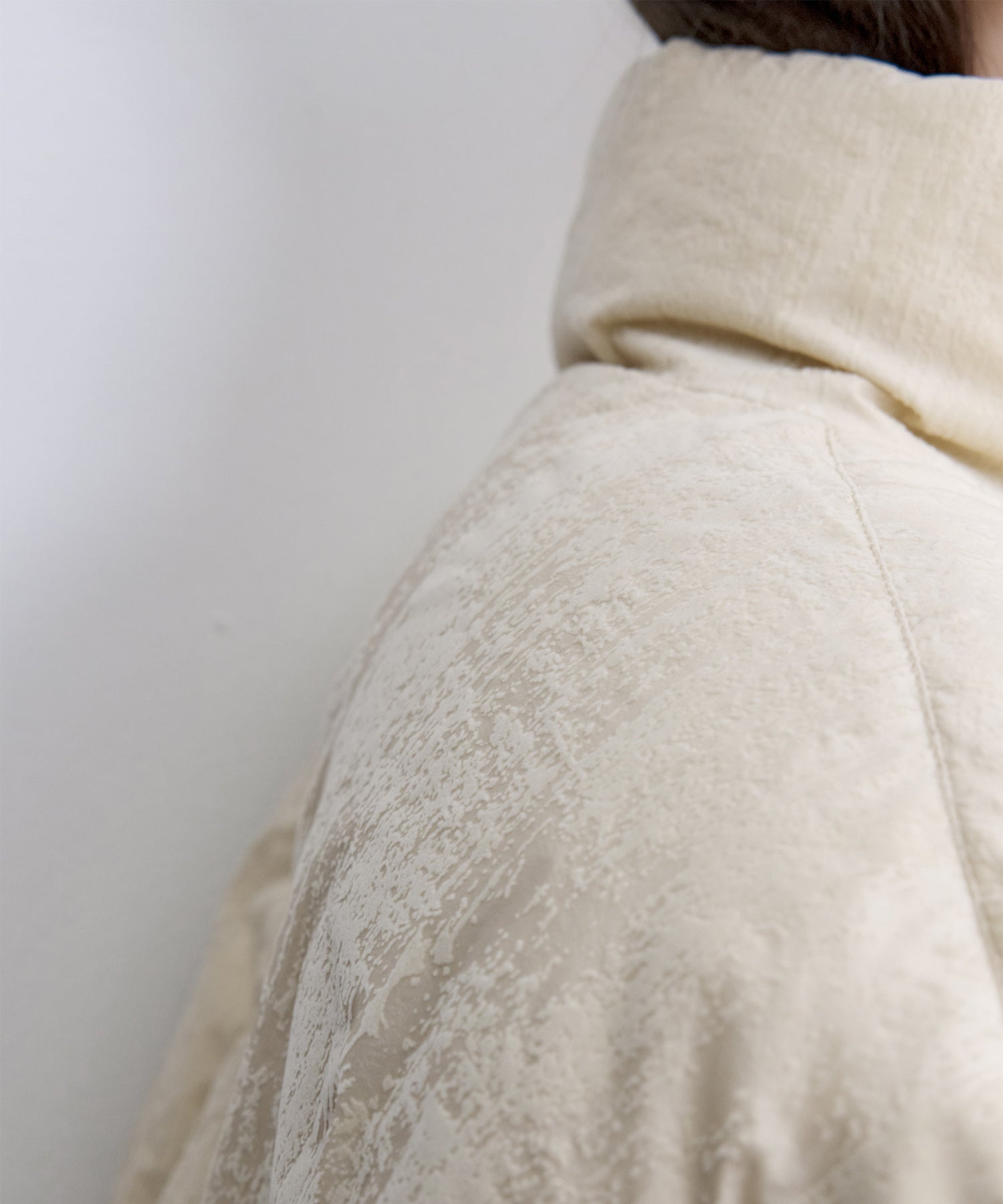 Flocked Finish Down Jacket